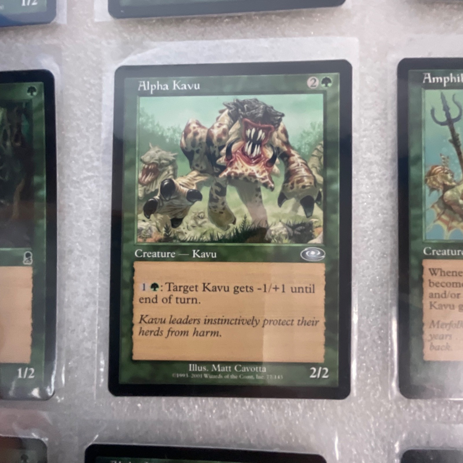 MTG 20 Card Green Lot Planeshift/Mirrodin Alpha Kavu Mixed - Image 13