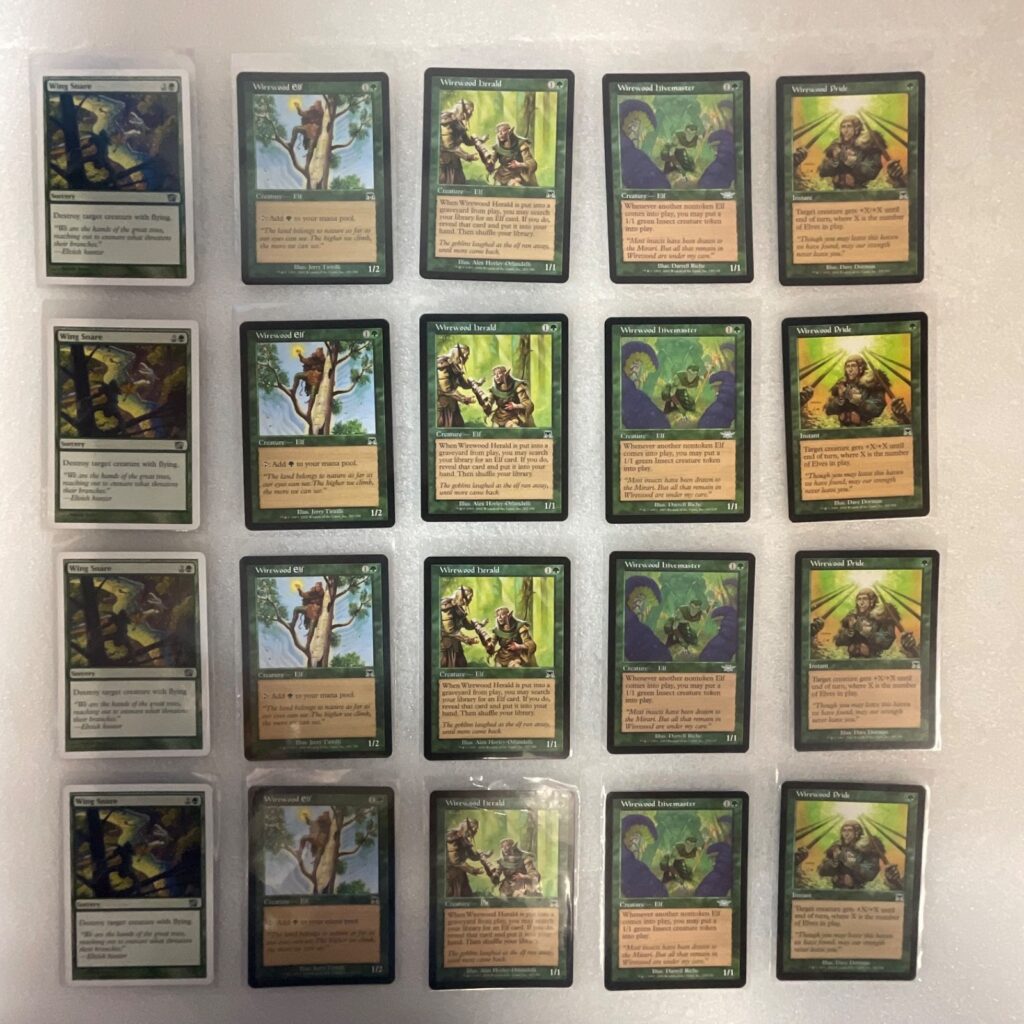 MTG 20 Card Green Elf Lot Onslaught/Legions Mixed Wirewood Set - Image 1