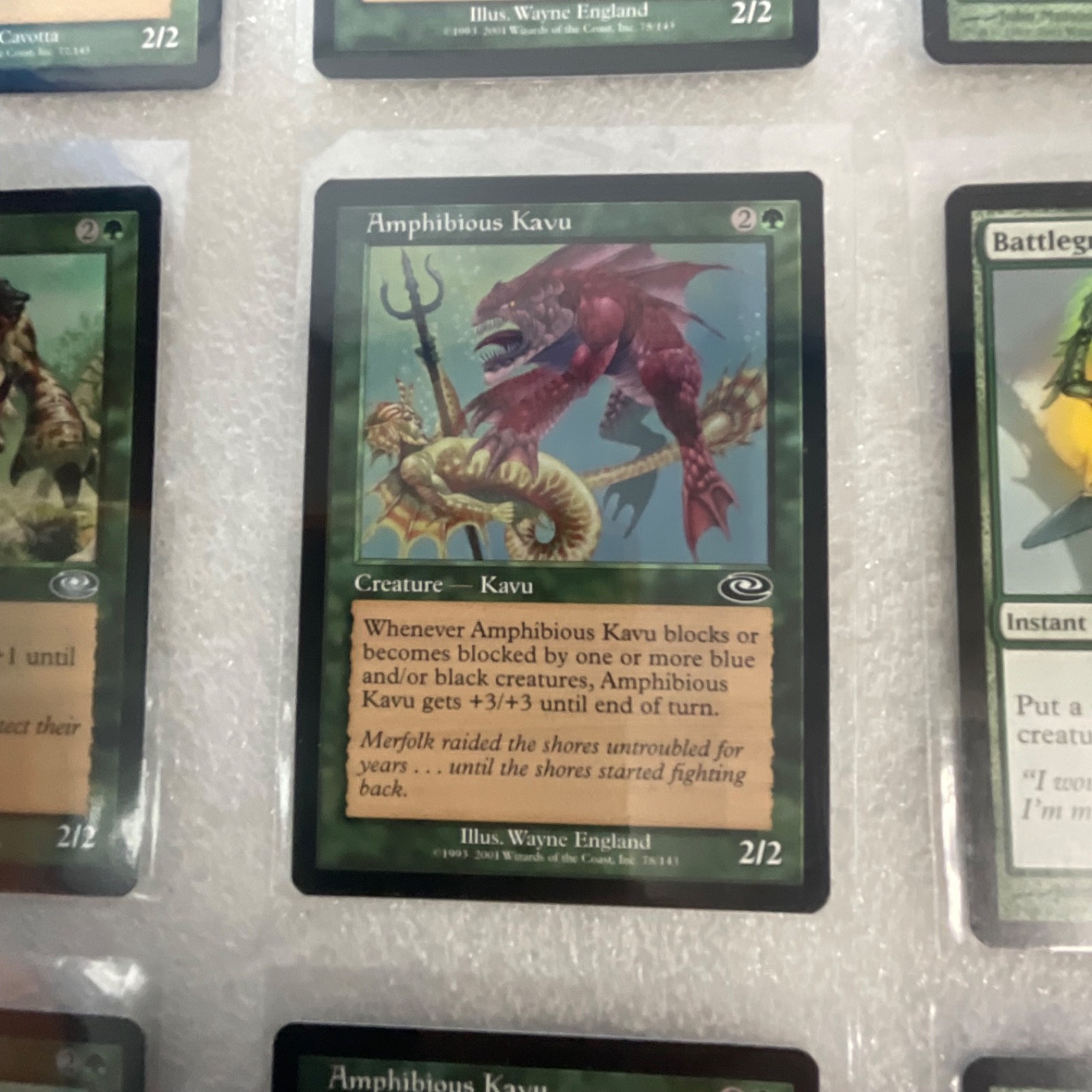MTG 20 Card Green Lot Planeshift/Mirrodin Alpha Kavu Mixed - Image 17