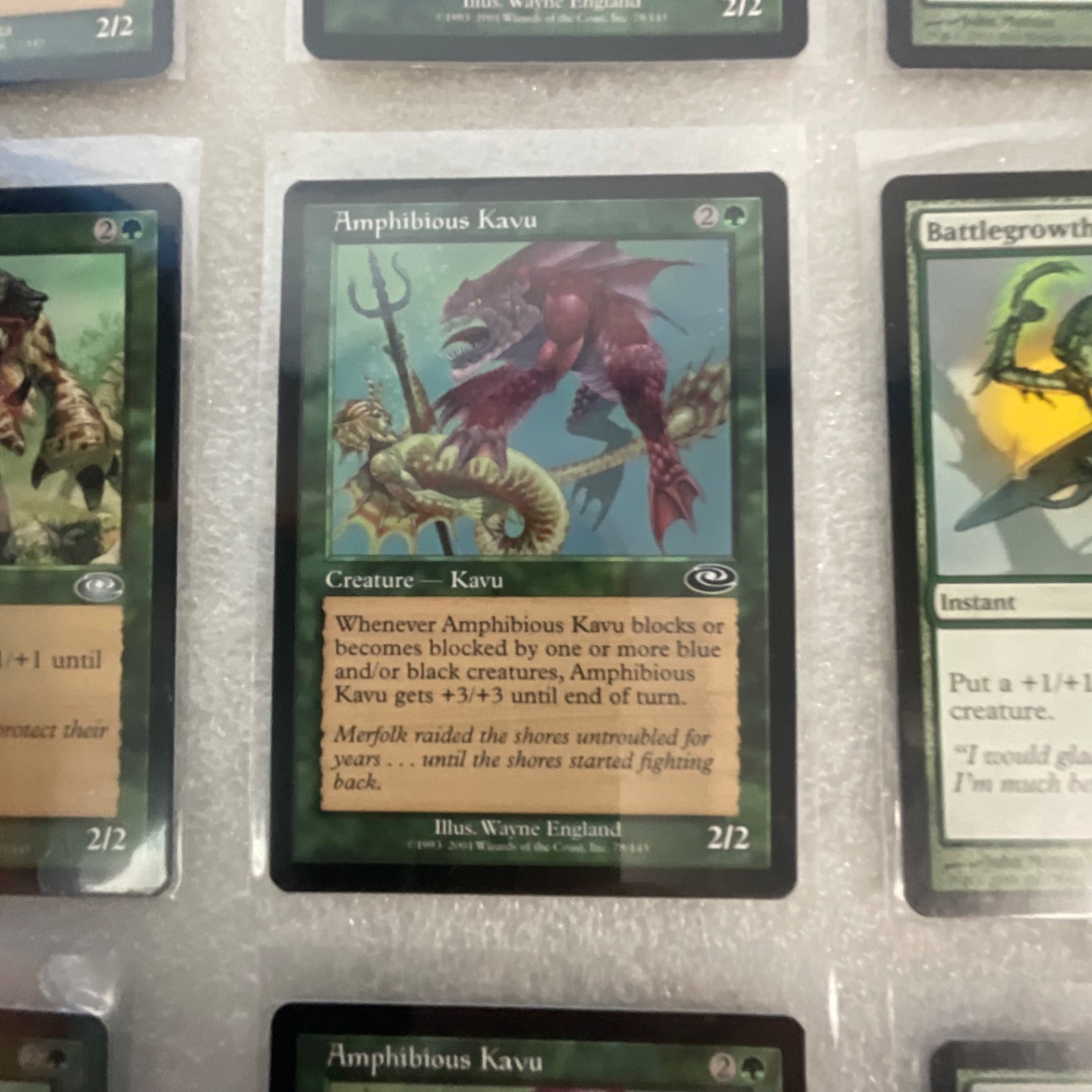 MTG 20 Card Green Lot Planeshift/Mirrodin Alpha Kavu Mixed - Image 18