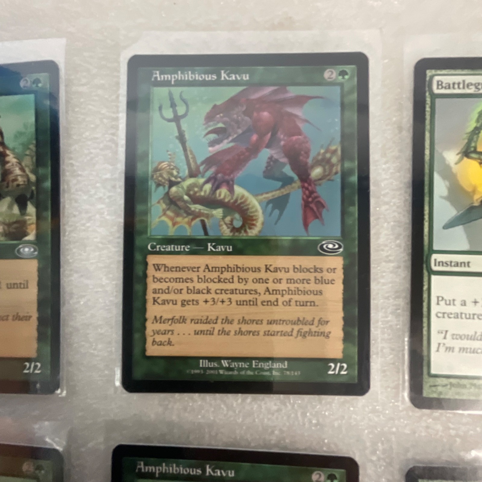 MTG 20 Card Green Lot Planeshift/Mirrodin Alpha Kavu Mixed - Image 19