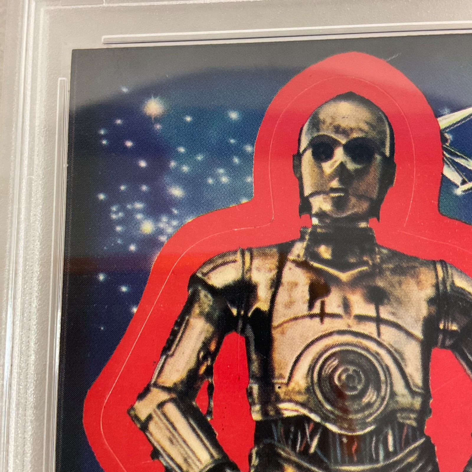 Star Wars 1977 See-Threepio Sticker Card #15 PSA 5 CERT#151033815 - Image 8