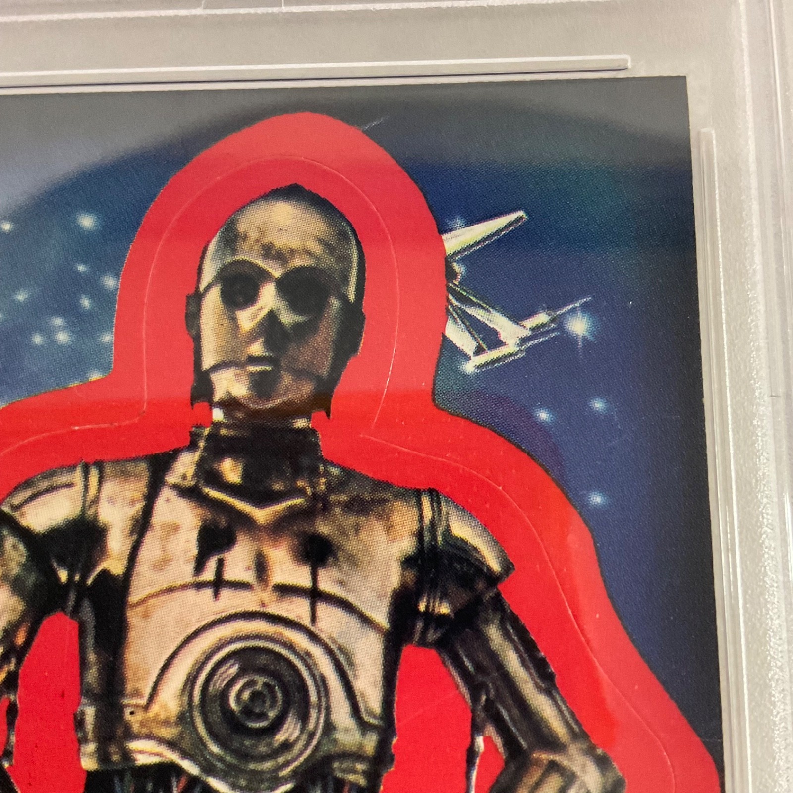 Star Wars 1977 See-Threepio Sticker Card #15 PSA 5 CERT#151033815 - Image 9