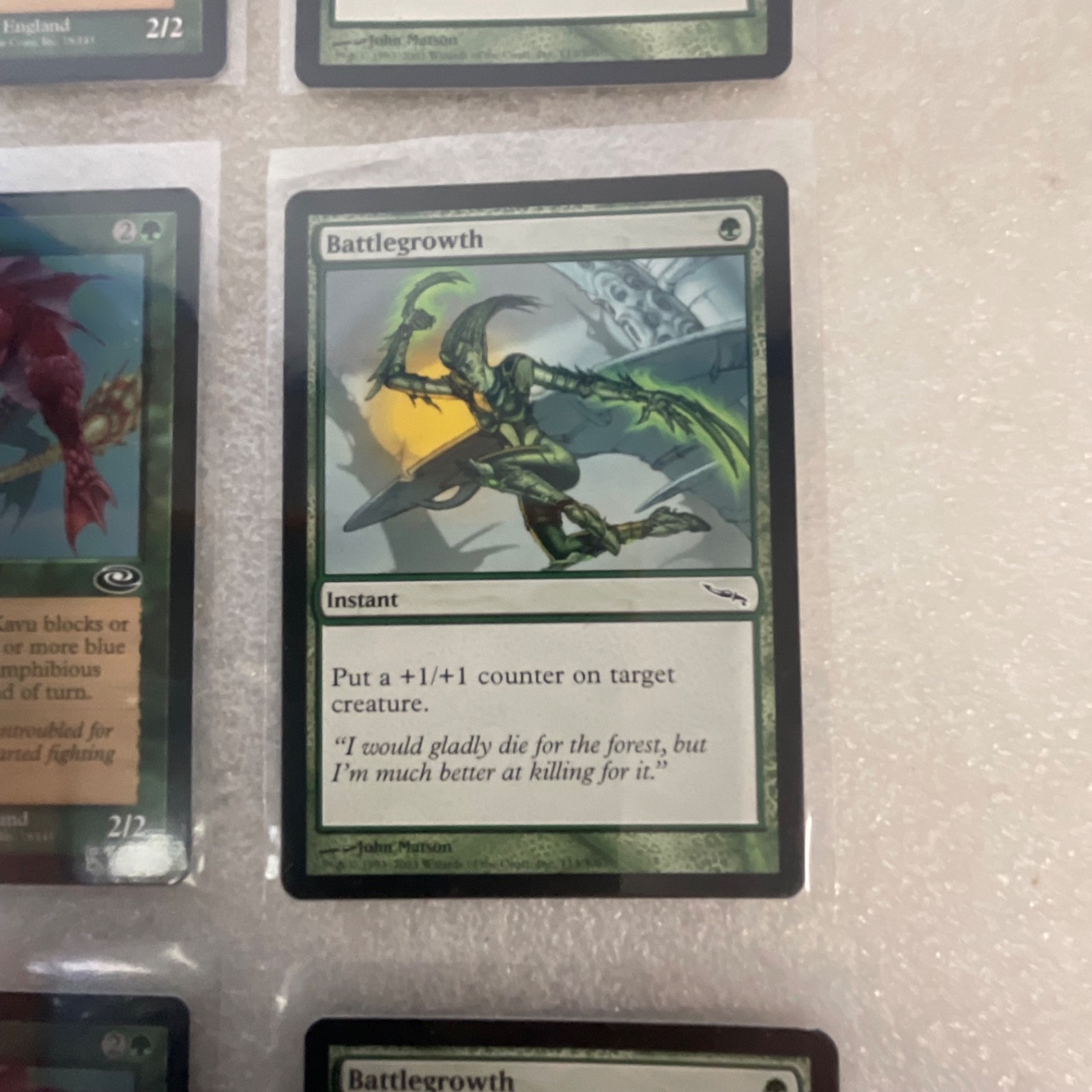 MTG 20 Card Green Lot Planeshift/Mirrodin Alpha Kavu Mixed - Image 21