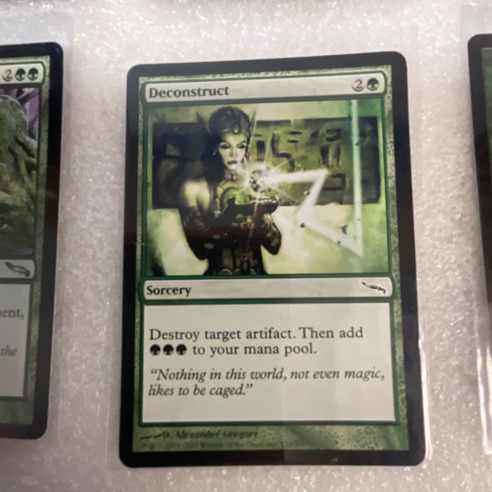 MTG 20 Card Green Lot Mixed 3ED MRD MMQ SCG Craw Wurm Twister - Image 15