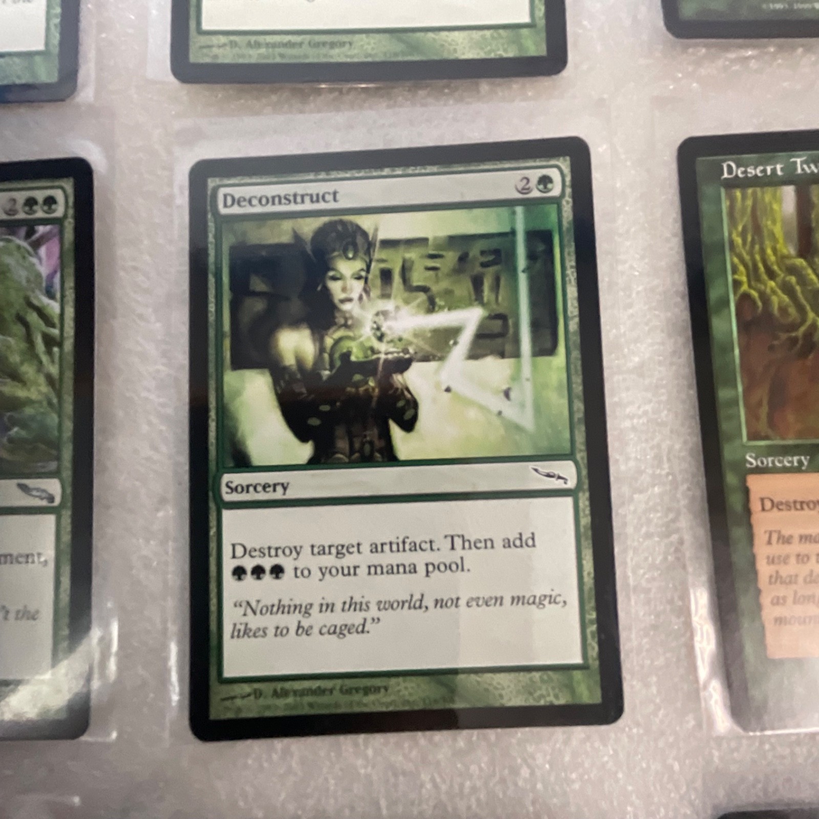 MTG 20 Card Green Lot Mixed 3ED MRD MMQ SCG Craw Wurm Twister - Image 16