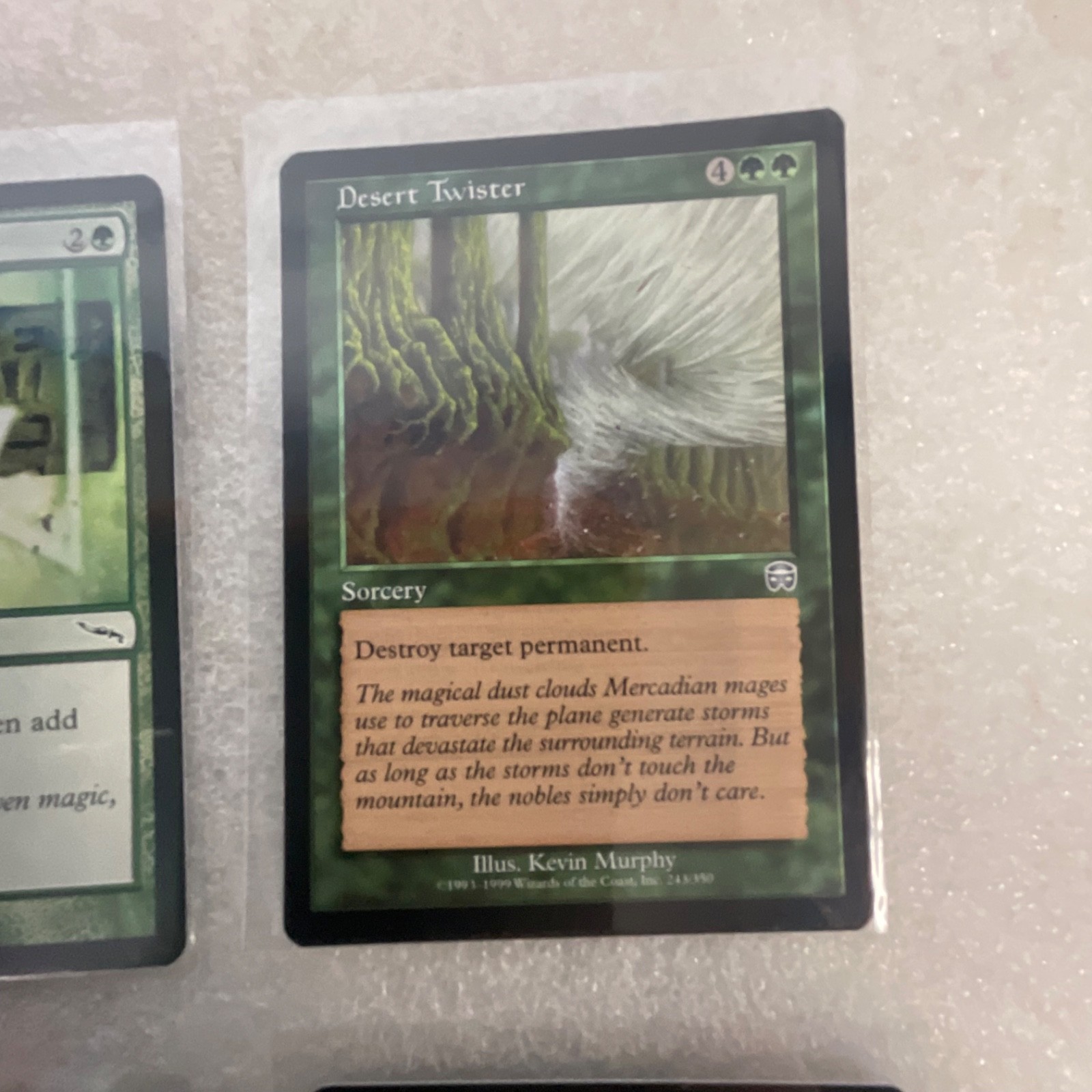 MTG 20 Card Green Lot Mixed 3ED MRD MMQ SCG Craw Wurm Twister - Image 19