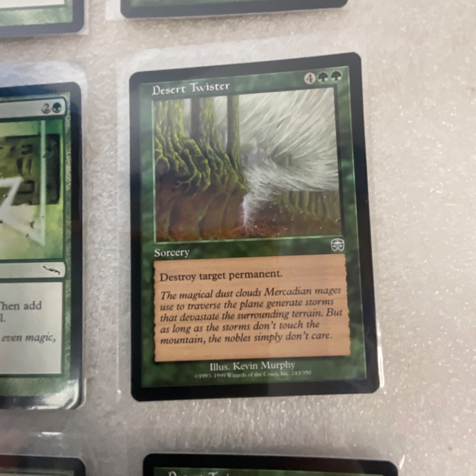 MTG 20 Card Green Lot Mixed 3ED MRD MMQ SCG Craw Wurm Twister - Image 20
