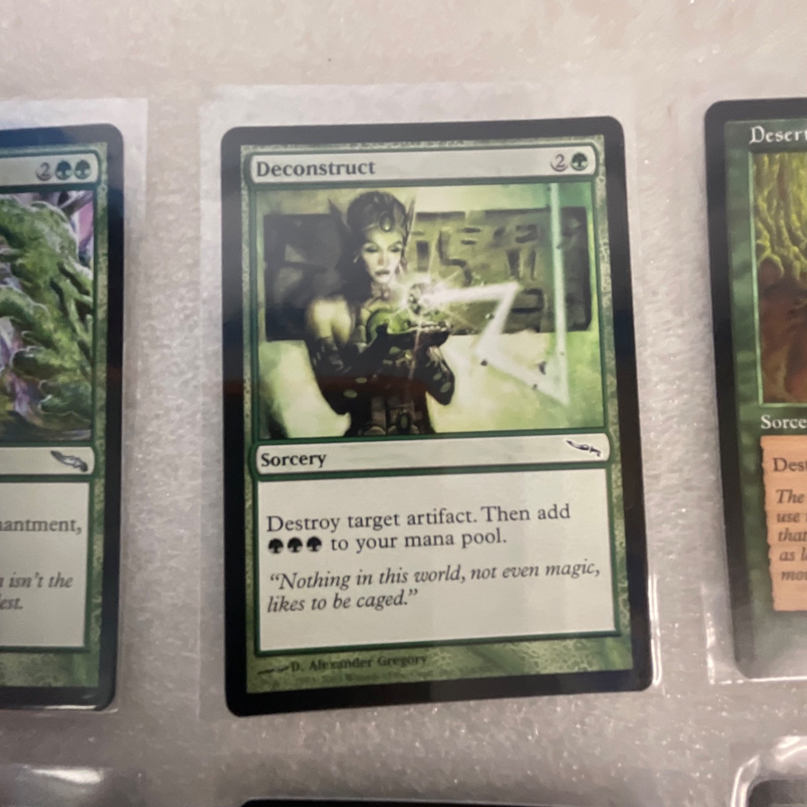 MTG 20 Card Green Lot Mixed 3ED MRD MMQ SCG Craw Wurm Twister - Image 18