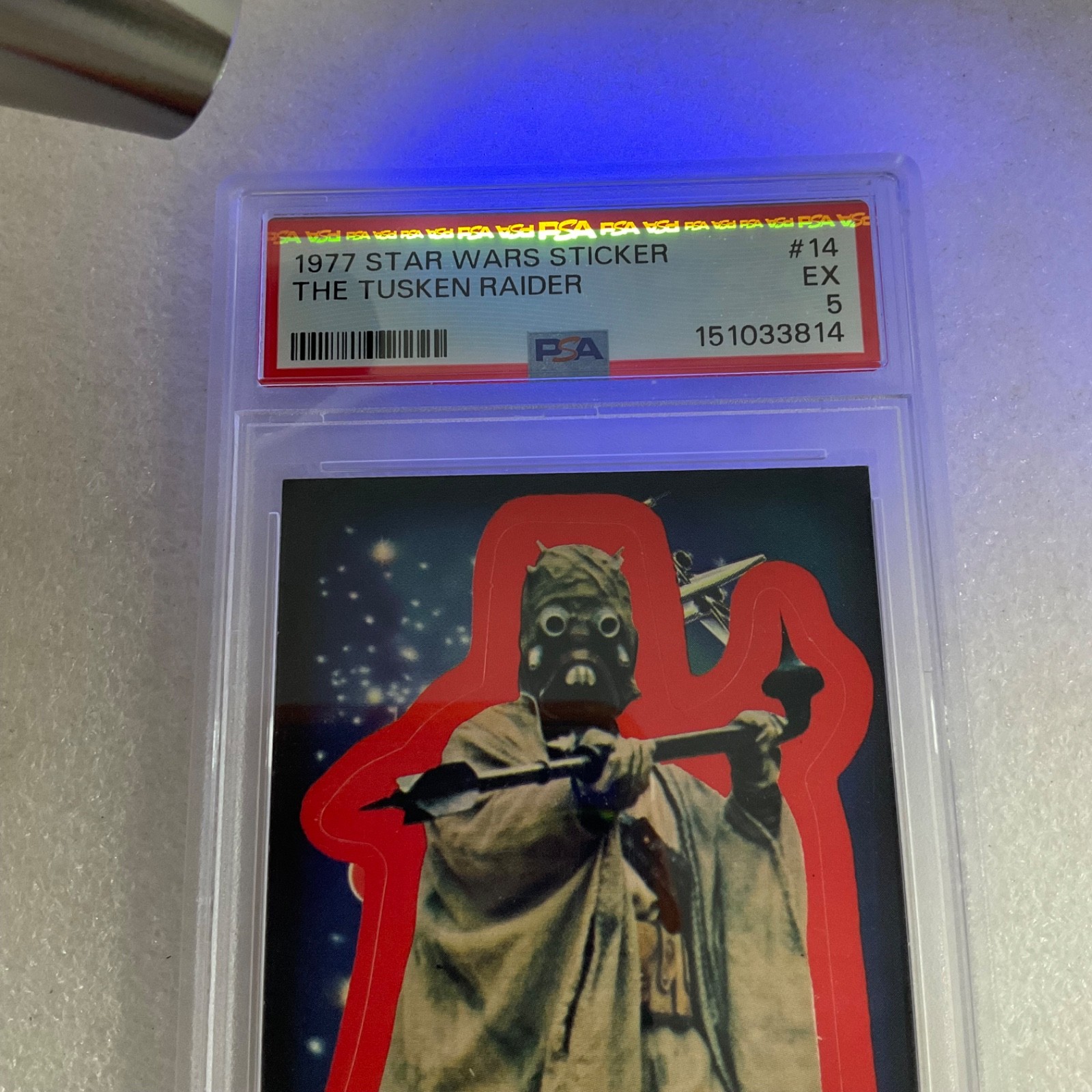 1977 Topps Star Wars The Tusken Raider Sticker Card #14 PSA 5 CERT#151033814 - Image 18