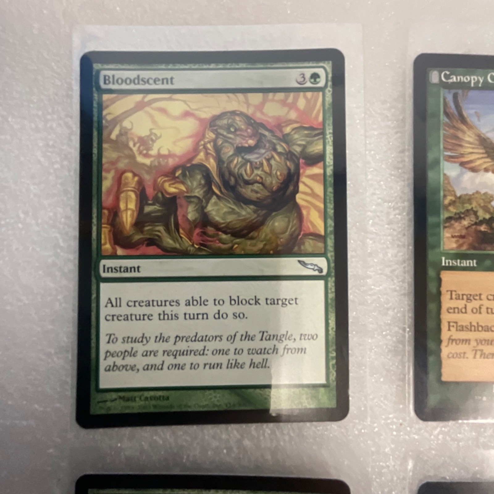 Magic the Gathering 20 Card Green Lot Mirrodin Onslaught Mixed Sets - Image 3