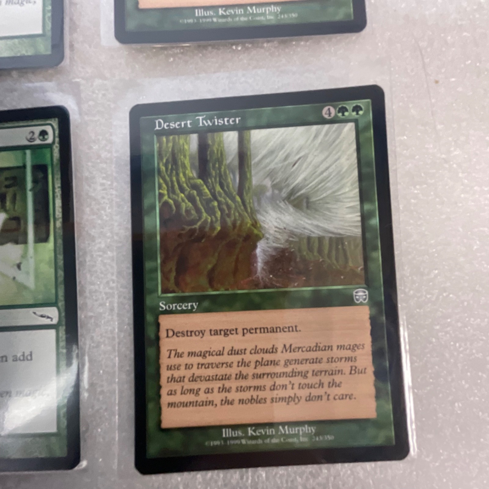 MTG 20 Card Green Lot Mixed 3ED MRD MMQ SCG Craw Wurm Twister - Image 21