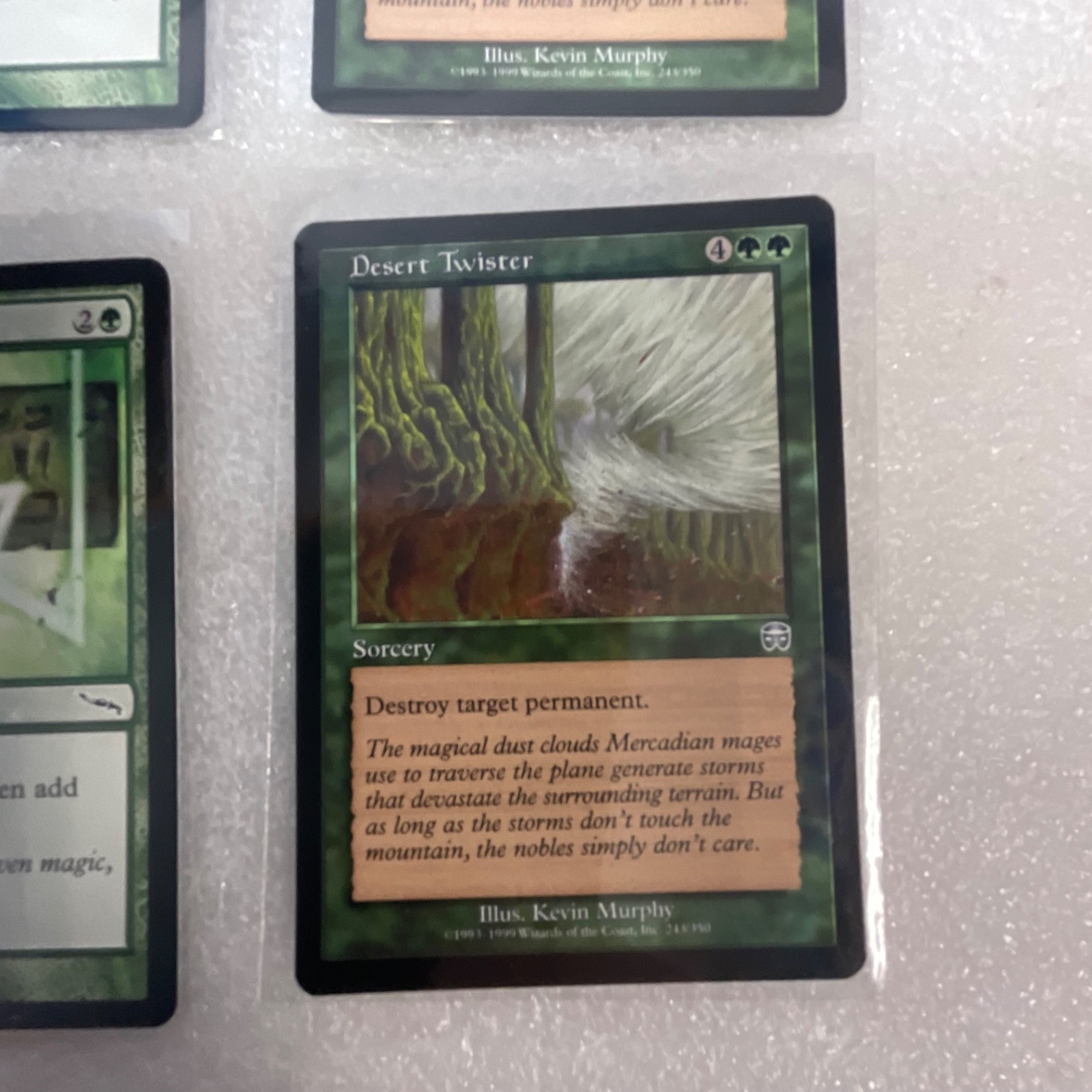 MTG 20 Card Green Lot Mixed 3ED MRD MMQ SCG Craw Wurm Twister - Image 22