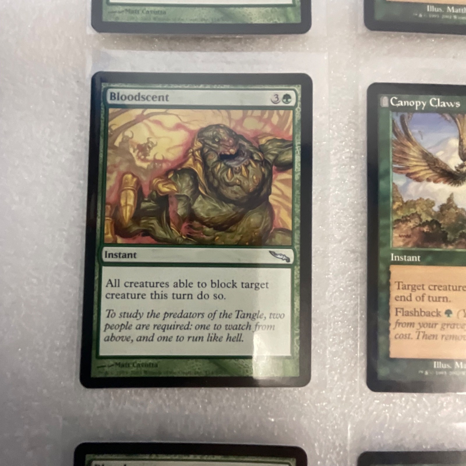 Magic the Gathering 20 Card Green Lot Mirrodin Onslaught Mixed Sets - Image 4