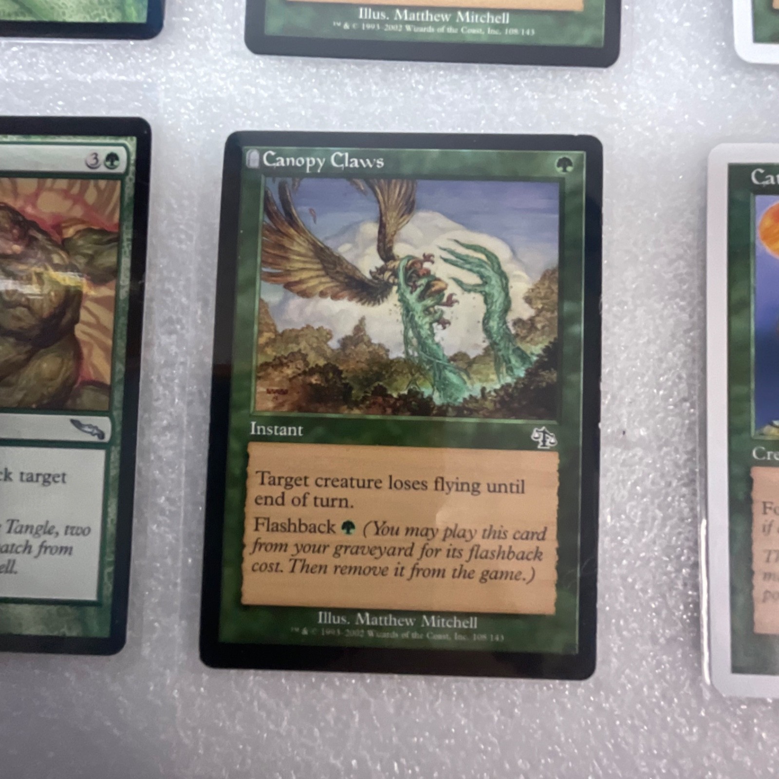 Magic the Gathering 20 Card Green Lot Mirrodin Onslaught Mixed Sets - Image 7