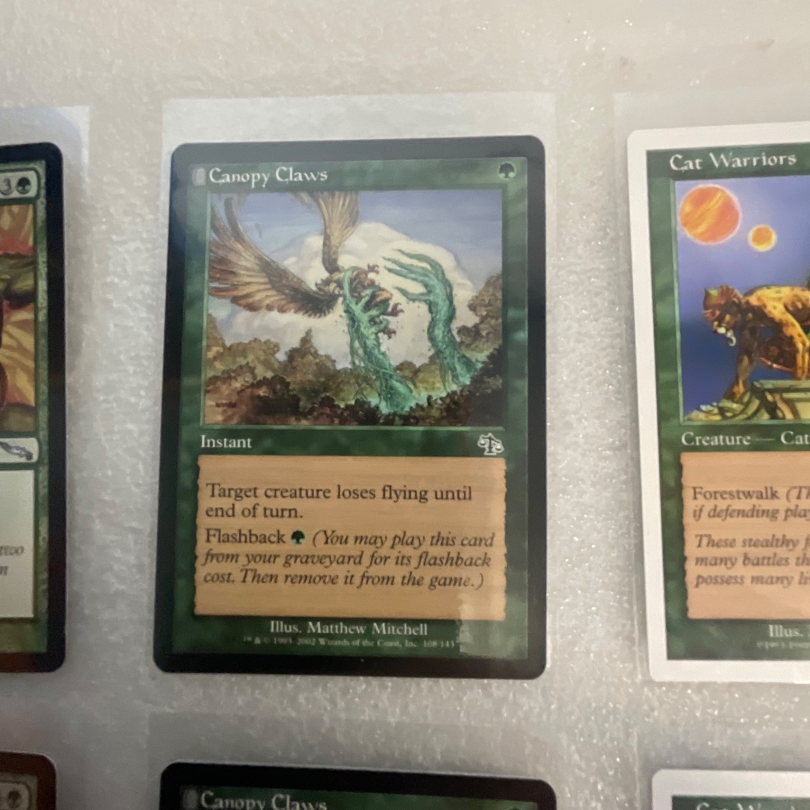 Magic the Gathering 20 Card Green Lot Mirrodin Onslaught Mixed Sets - Image 11