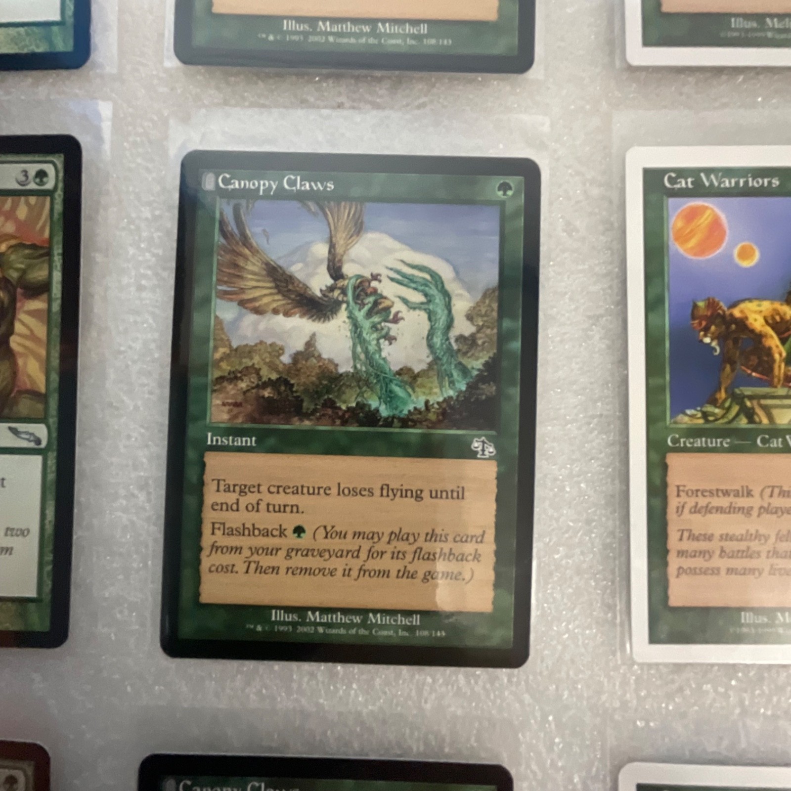 Magic the Gathering 20 Card Green Lot Mirrodin Onslaught Mixed Sets - Image 9