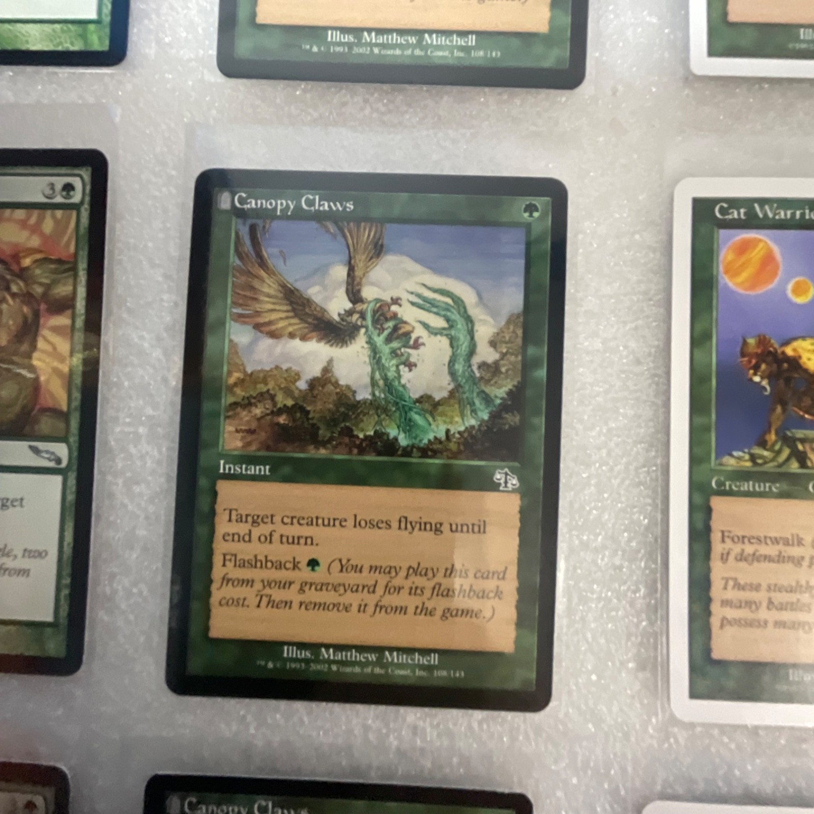 Magic the Gathering 20 Card Green Lot Mirrodin Onslaught Mixed Sets - Image 8