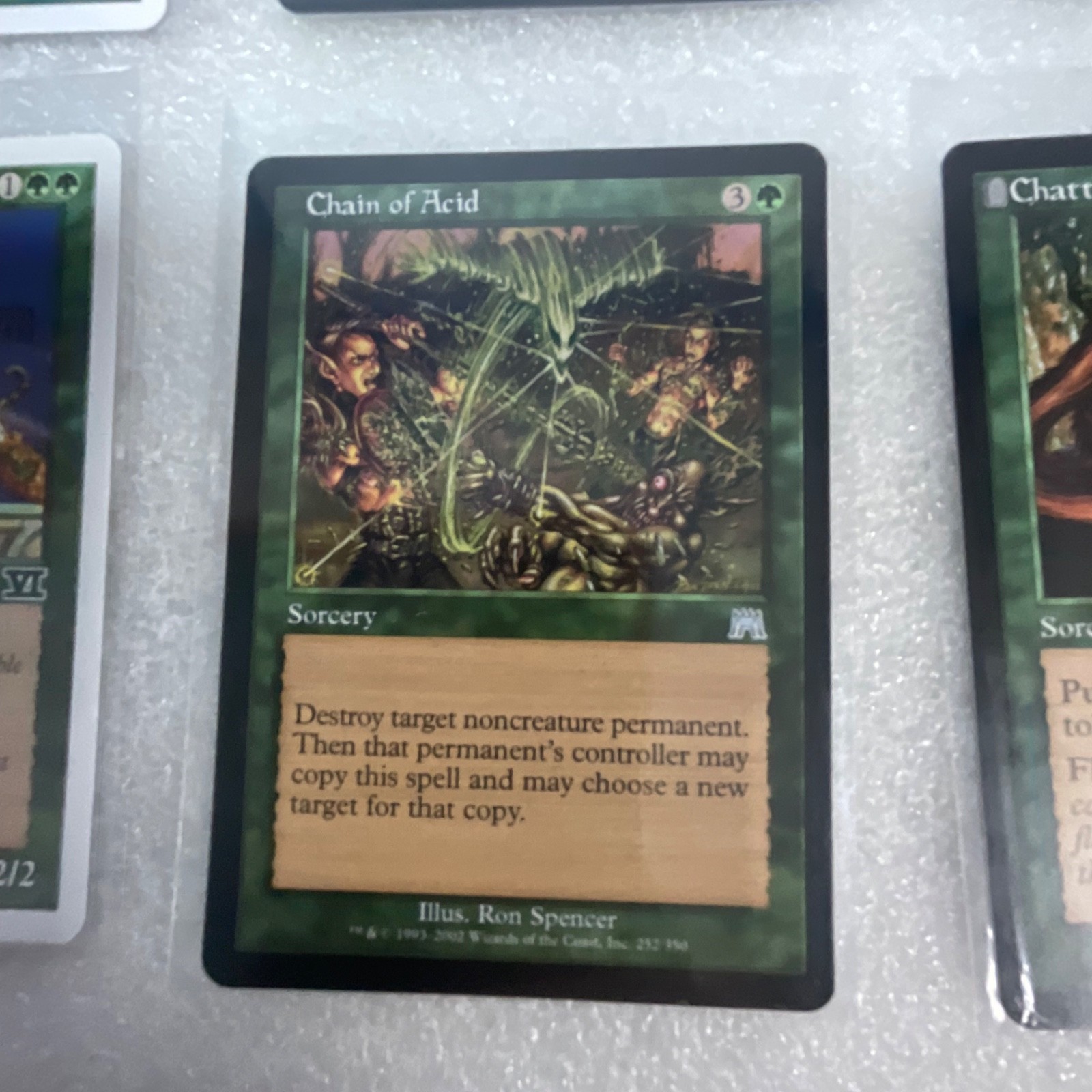Magic the Gathering 20 Card Green Lot Mirrodin Onslaught Mixed Sets - Image 15