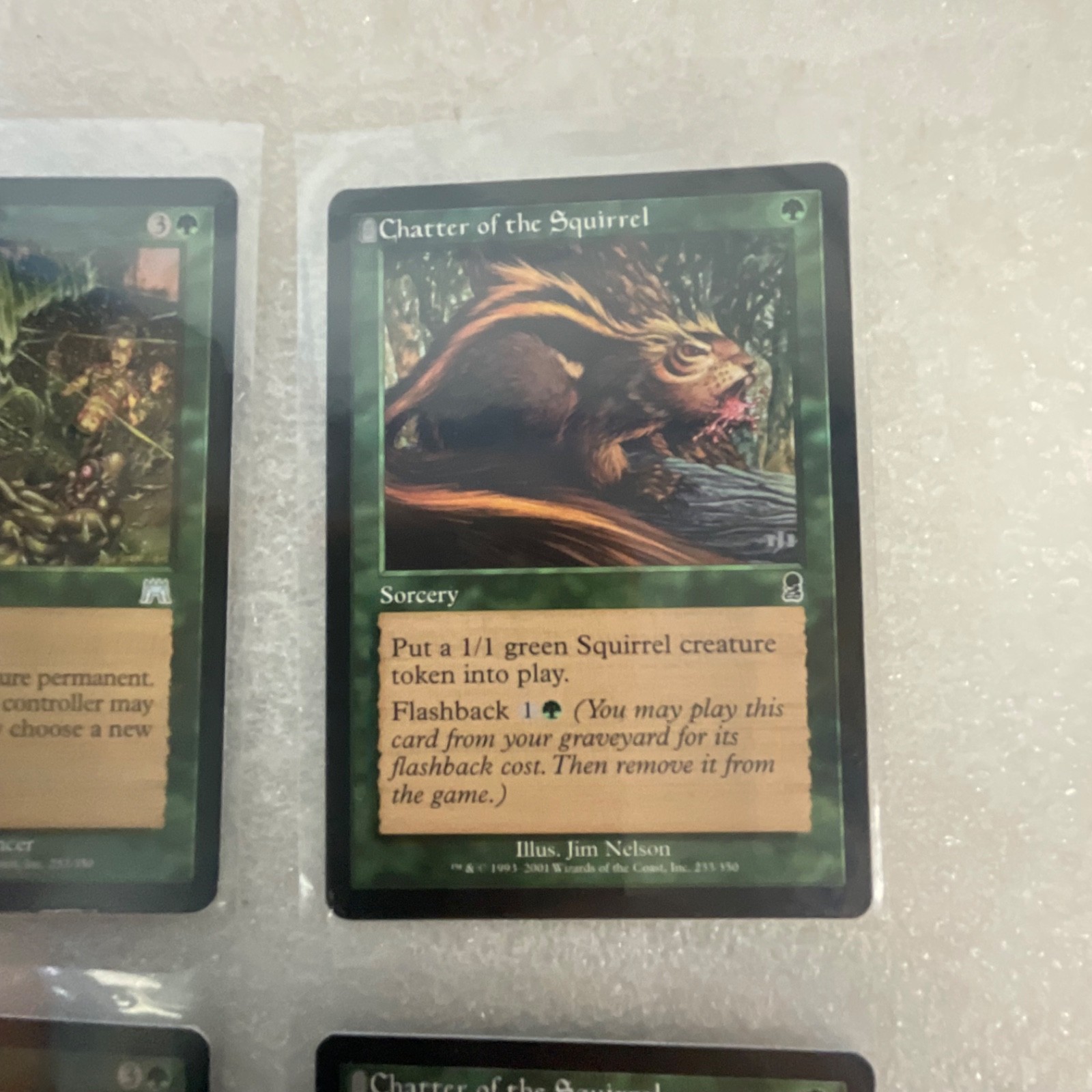 Magic the Gathering 20 Card Green Lot Mirrodin Onslaught Mixed Sets - Image 19