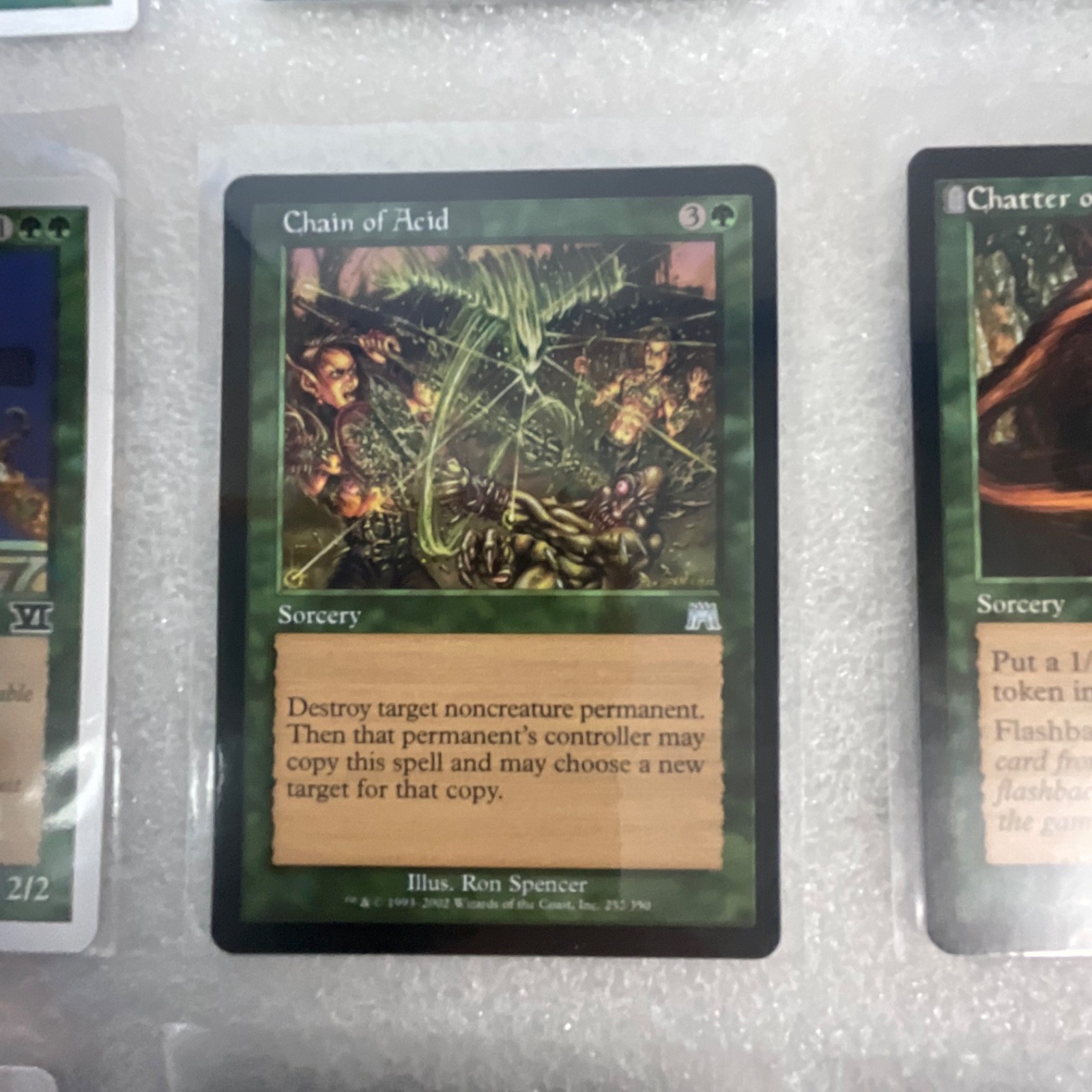 Magic the Gathering 20 Card Green Lot Mirrodin Onslaught Mixed Sets - Image 16