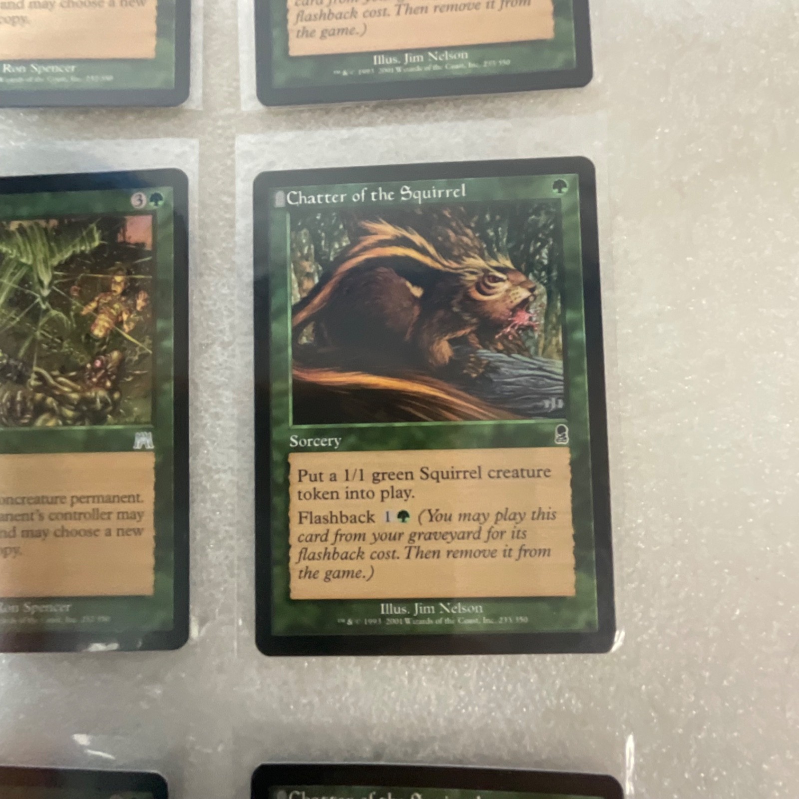 Magic the Gathering 20 Card Green Lot Mirrodin Onslaught Mixed Sets - Image 20
