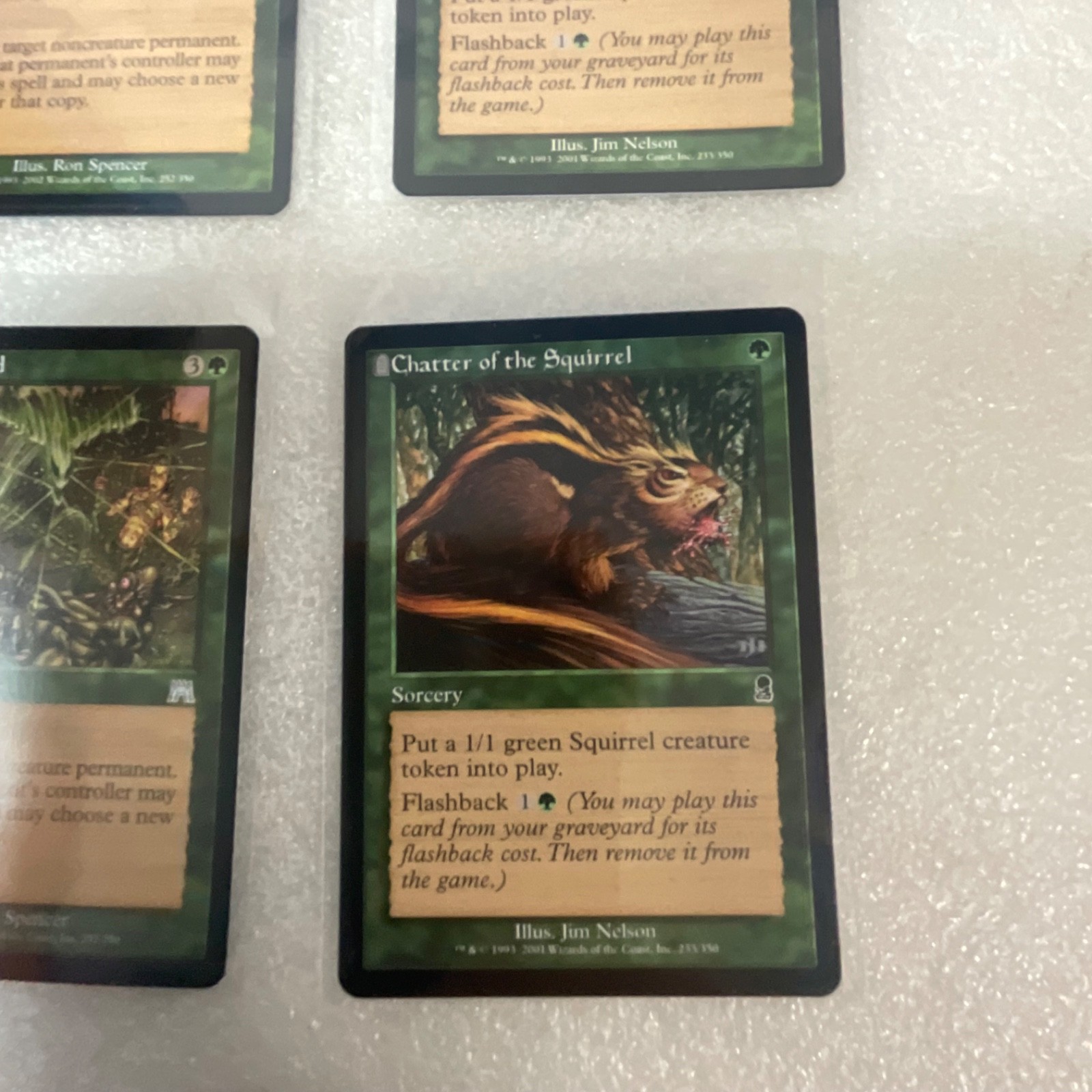 Magic the Gathering 20 Card Green Lot Mirrodin Onslaught Mixed Sets - Image 22