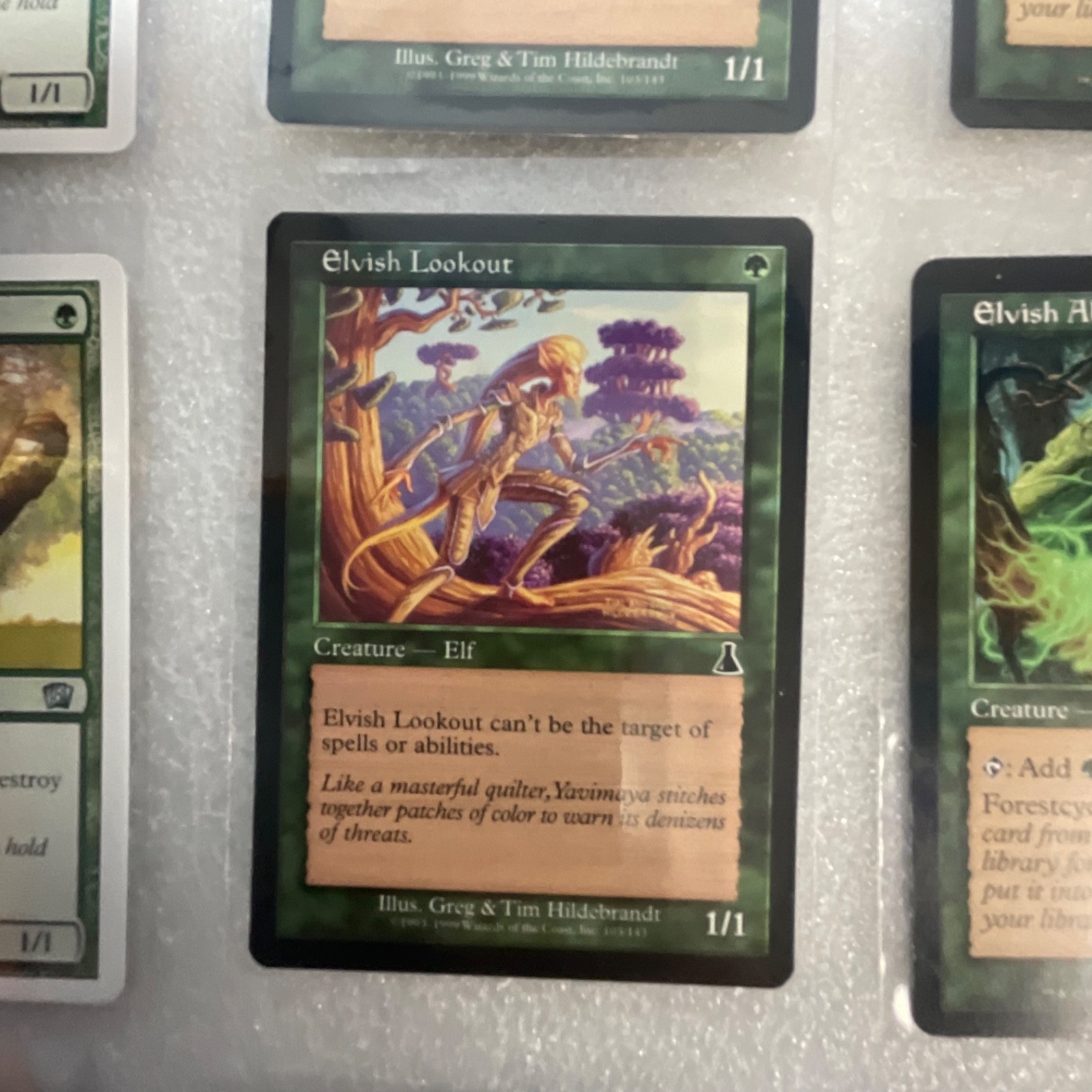 MTG 20 Card Green Elf Lot 8ED Urza Scourge Elvish Aberration - Image 8