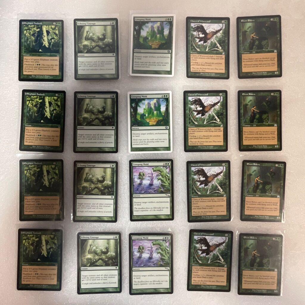 MTG 20 Card Green Lot Mixed ONS SCG MRD Elephant Ambush - Image 1
