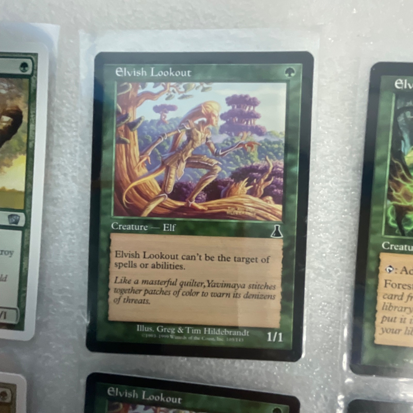 MTG 20 Card Green Elf Lot 8ED Urza Scourge Elvish Aberration - Image 10