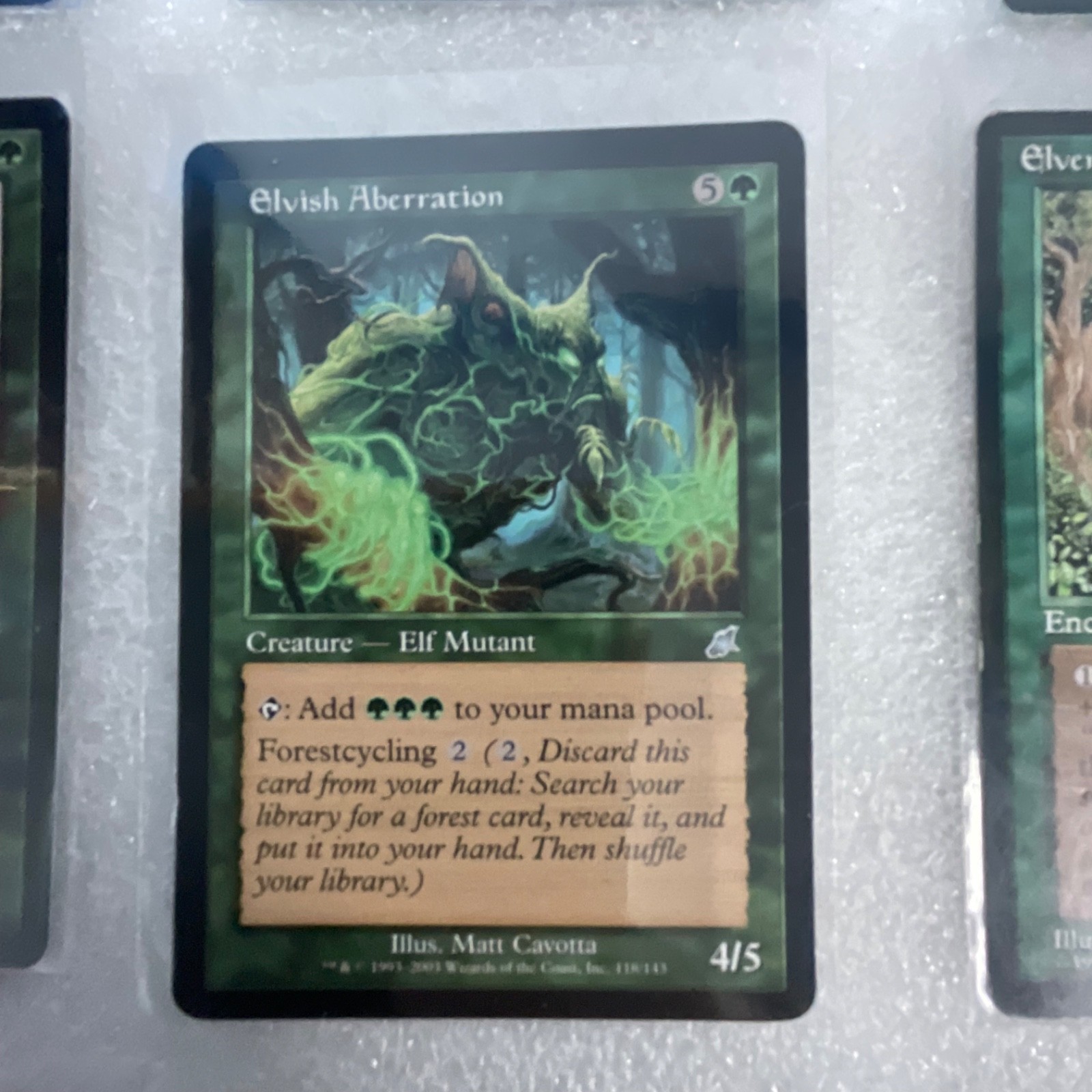 MTG 20 Card Green Elf Lot 8ED Urza Scourge Elvish Aberration - Image 13