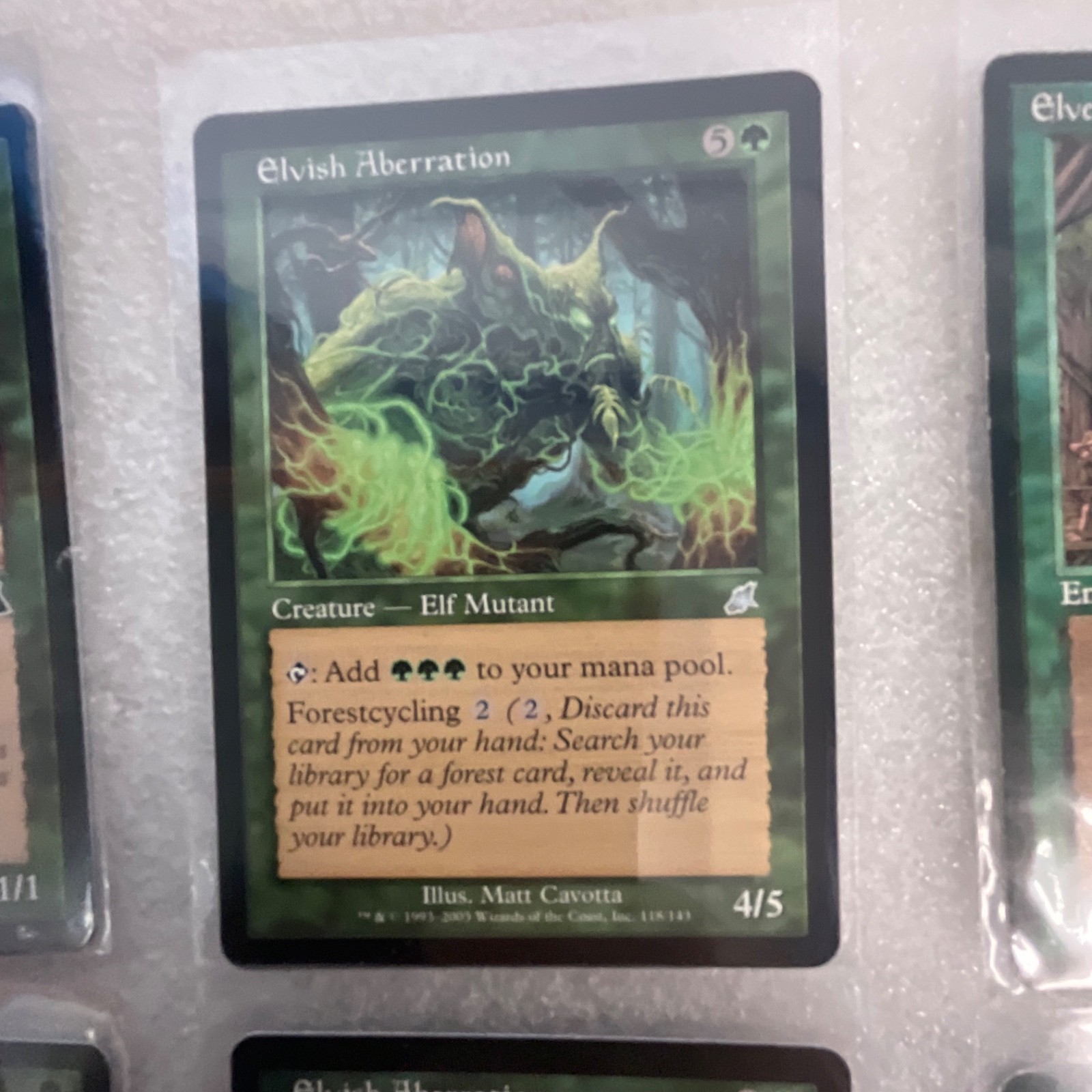 MTG 20 Card Green Elf Lot 8ED Urza Scourge Elvish Aberration - Image 11