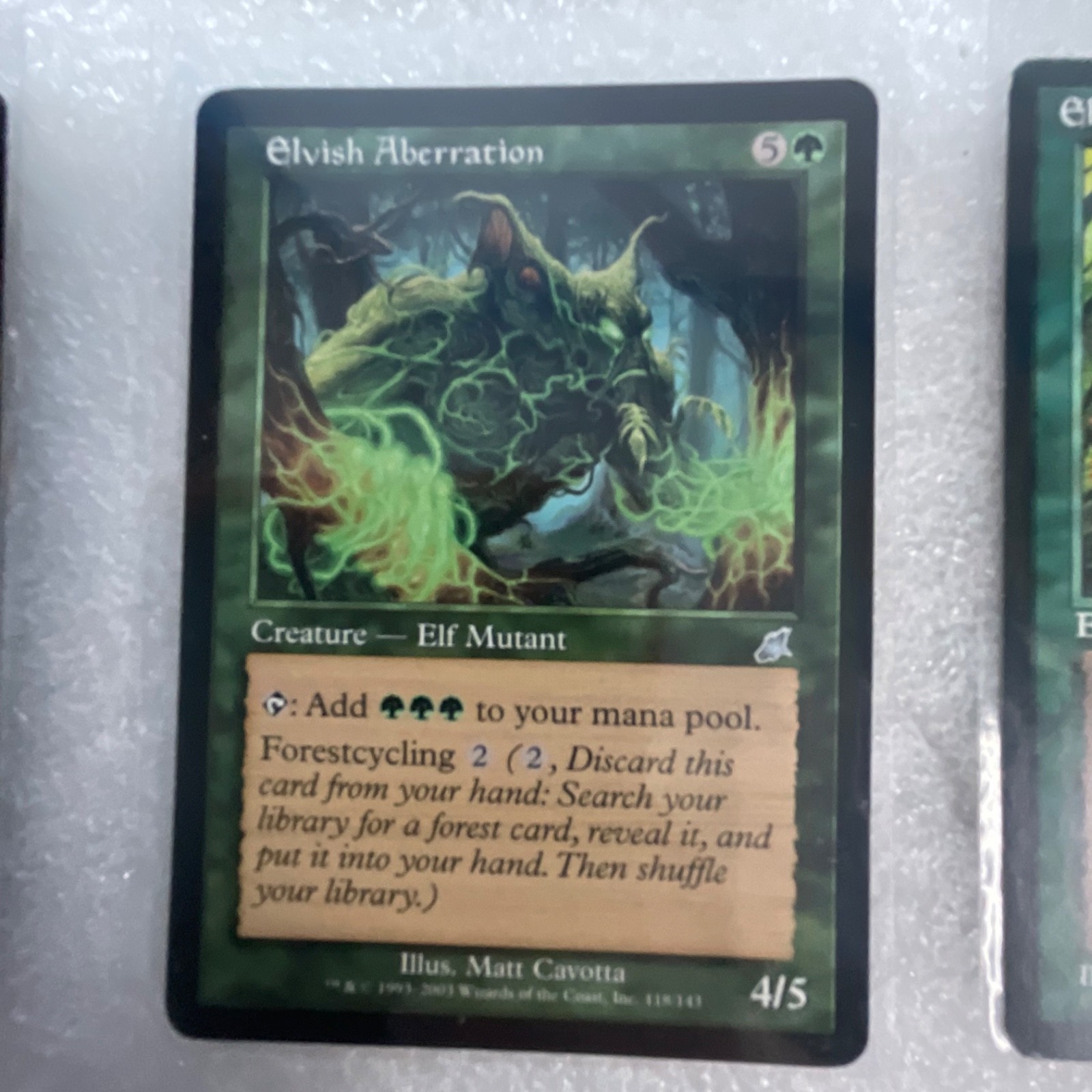 MTG 20 Card Green Elf Lot 8ED Urza Scourge Elvish Aberration - Image 14
