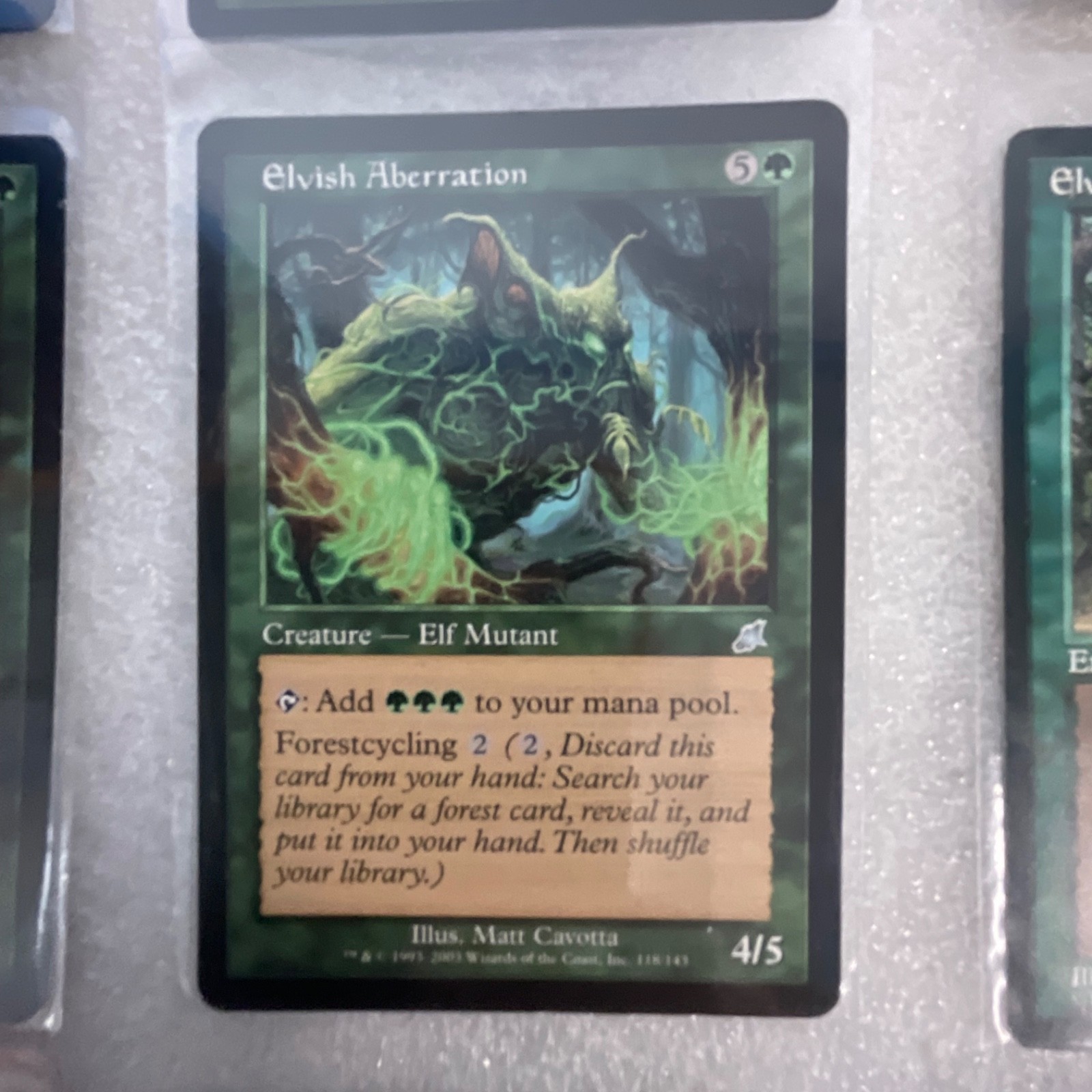MTG 20 Card Green Elf Lot 8ED Urza Scourge Elvish Aberration - Image 12