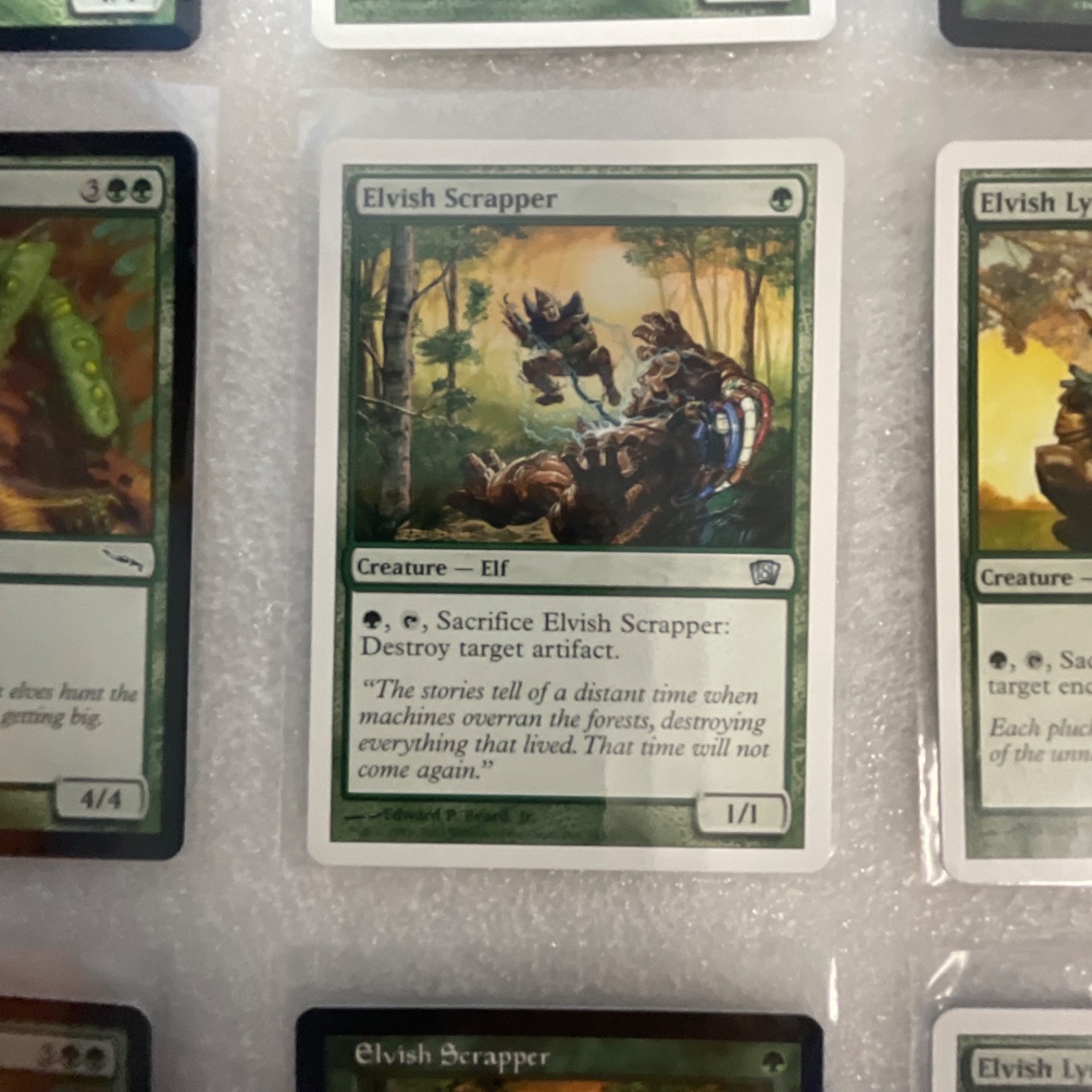 MTG 20 Card Green Lot Mirrodin Onslaught Scourge Mixed Elves - Image 8
