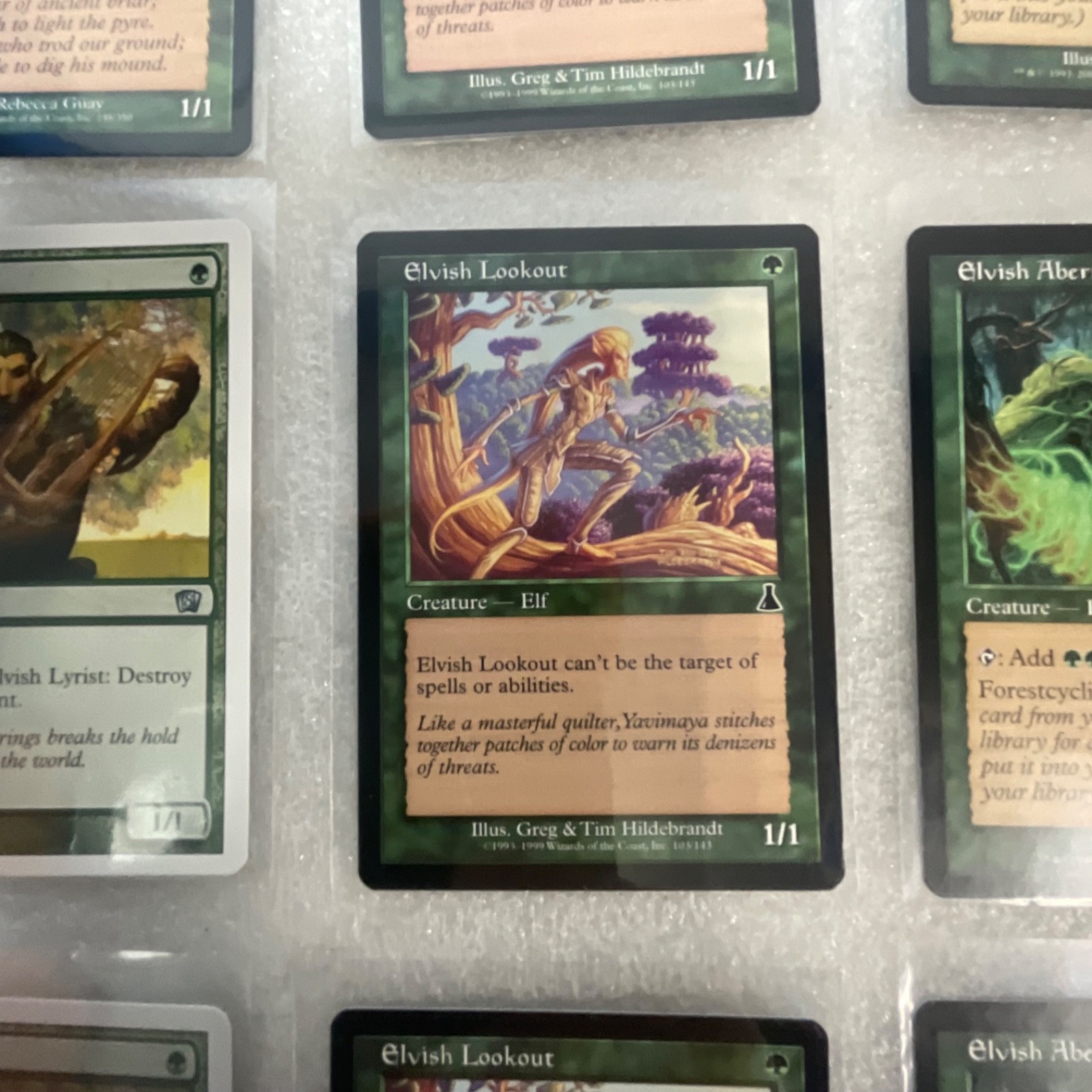 MTG 20 Card Green Lot Mirrodin Onslaught Scourge Mixed Elves - Image 16