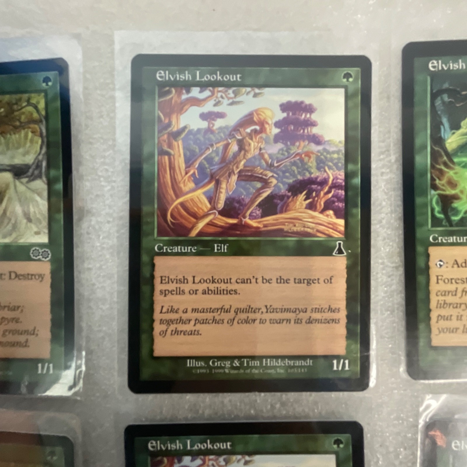 MTG 20 Card Green Lot Mirrodin Onslaught Scourge Mixed Elves - Image 18