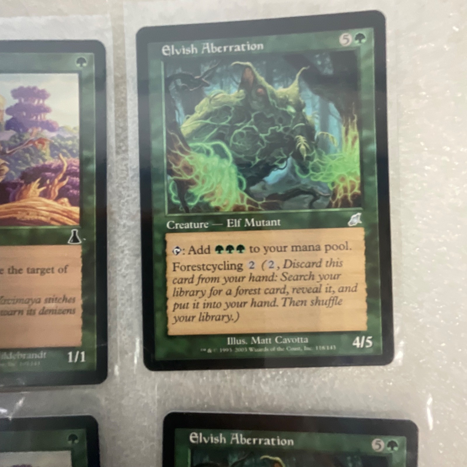 MTG 20 Card Green Lot Mirrodin Onslaught Scourge Mixed Elves - Image 19