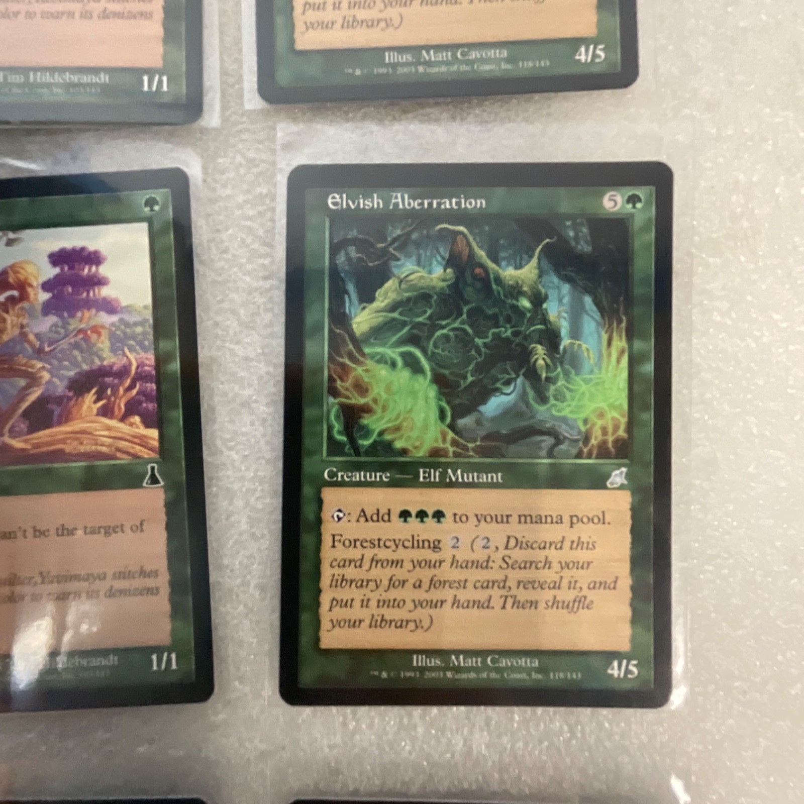 MTG 20 Card Green Lot Mirrodin Onslaught Scourge Mixed Elves - Image 20