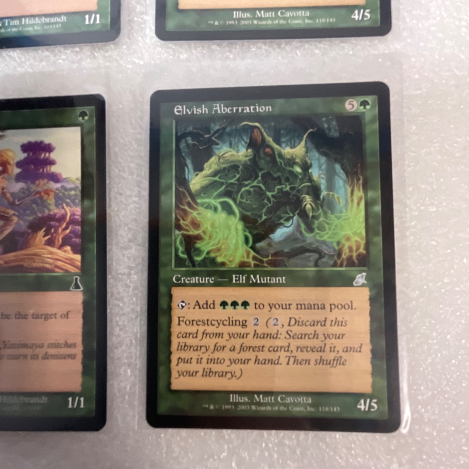 MTG 20 Card Green Lot Mirrodin Onslaught Scourge Mixed Elves - Image 22