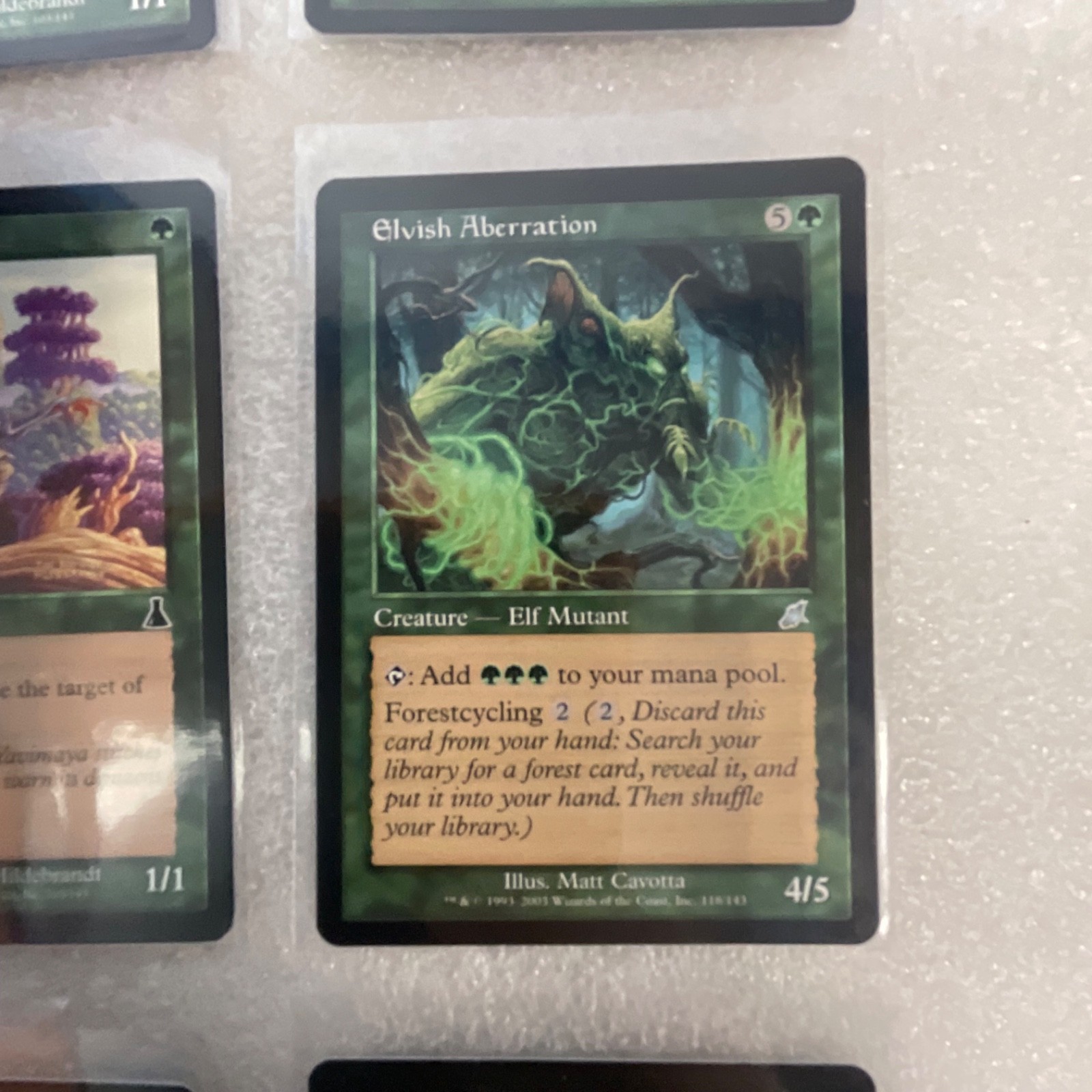 MTG 20 Card Green Lot Mirrodin Onslaught Scourge Mixed Elves - Image 21