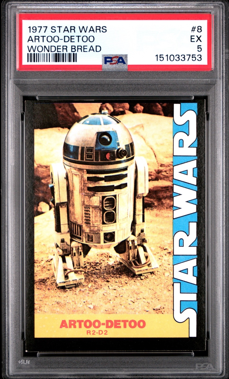 Star Wars 1977 Wonder Bread Artoo-Detoo #8 PSA 5 CERT#151033753 - Image 1
