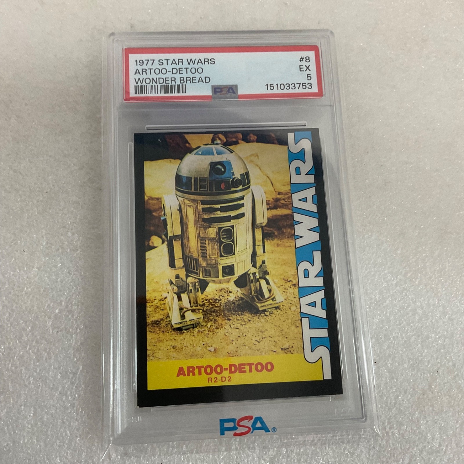 Star Wars 1977 Wonder Bread Artoo-Detoo #8 PSA 5 CERT#151033753 - Image 20