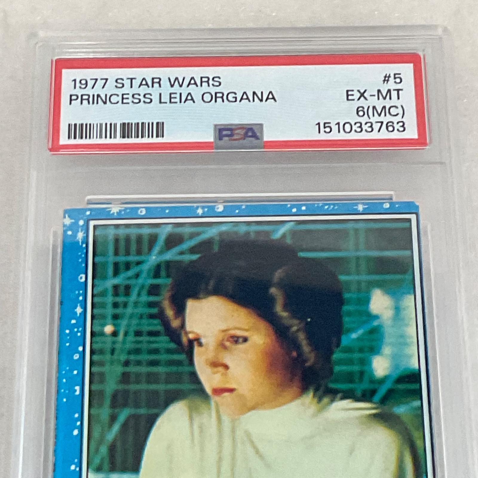 Star Wars 1977 Princess Leia Organa #5 PSA 6 MC CERT#151033763 - Image 7