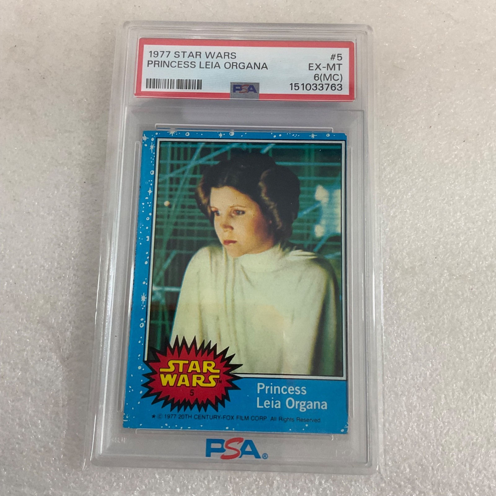 Star Wars 1977 Princess Leia Organa #5 PSA 6 MC CERT#151033763 - Image 21