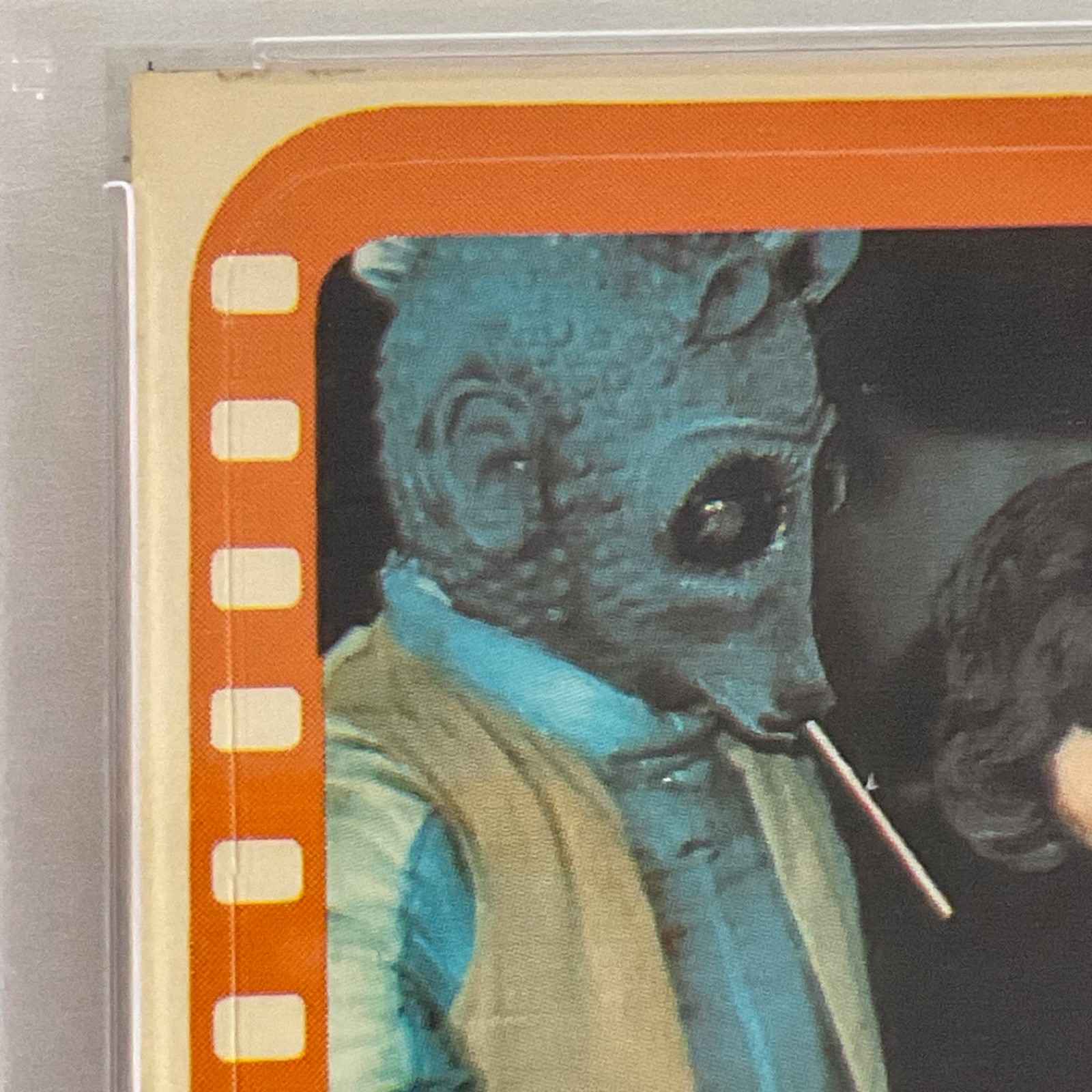 Star Wars 1977 George Lucas & Greedo Sticker Card #50 PSA 5 CERT#151033824 - Image 9