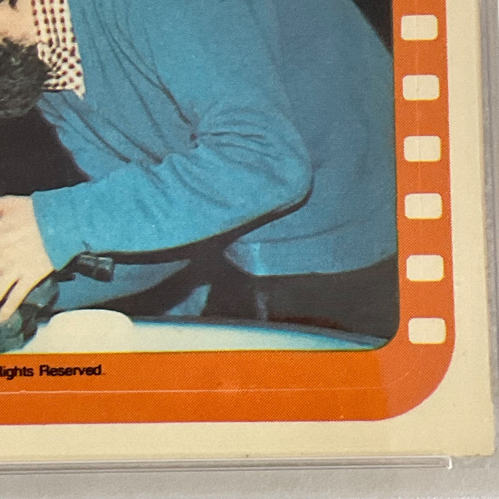 Star Wars 1977 George Lucas & Greedo Sticker Card #50 PSA 5 CERT#151033824 - Image 12