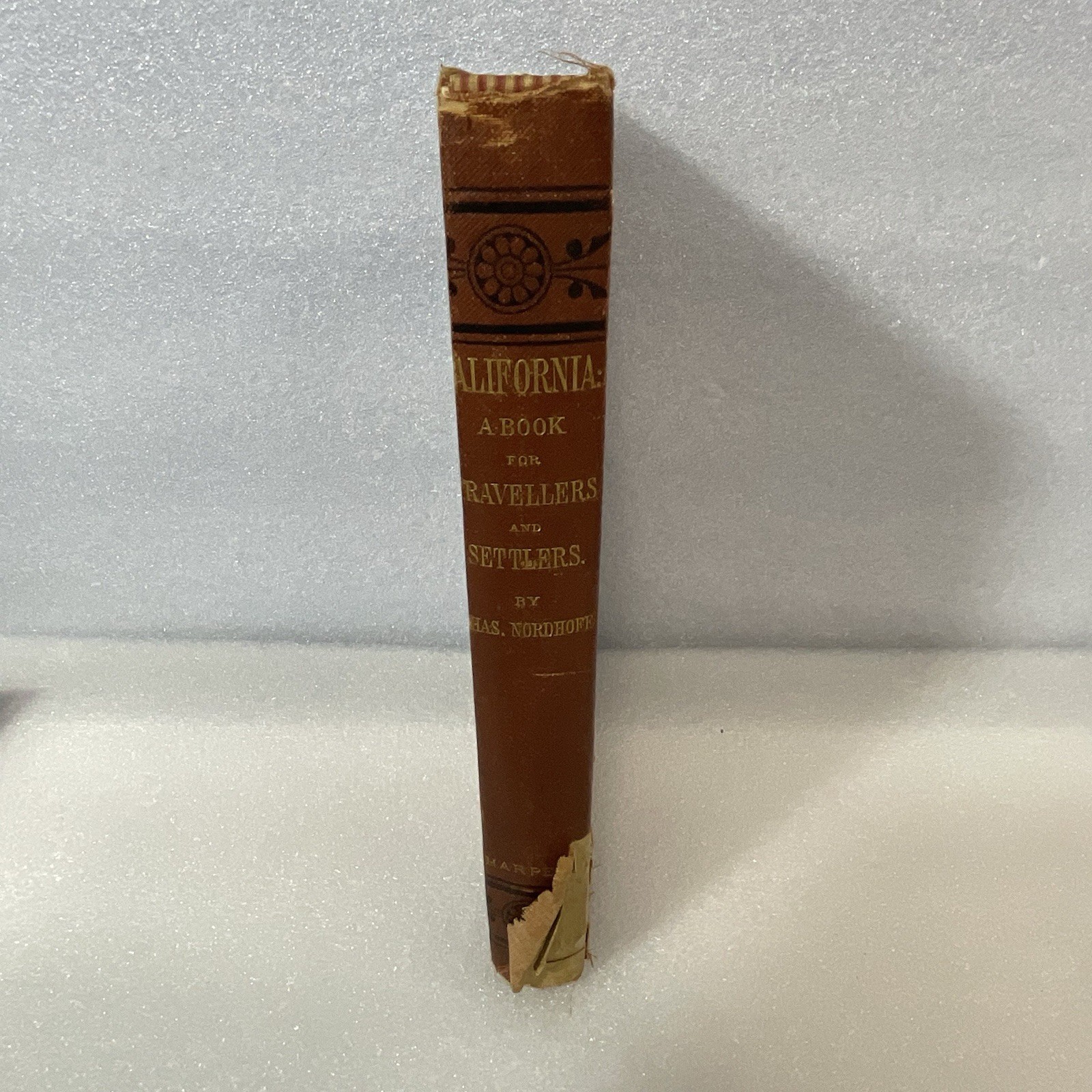 California Travellers & Settlers Book by Charles Nordhoff 1873 Harper - Image 3