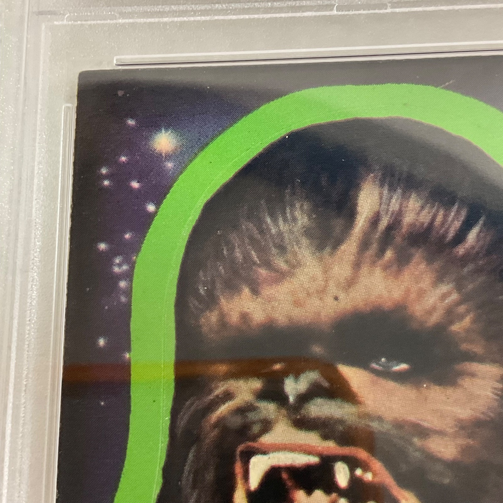Star Wars 1977 Chewbacca The Wookiee Sticker Card #4 PSA 5.5 CERT#151033786 - Image 8