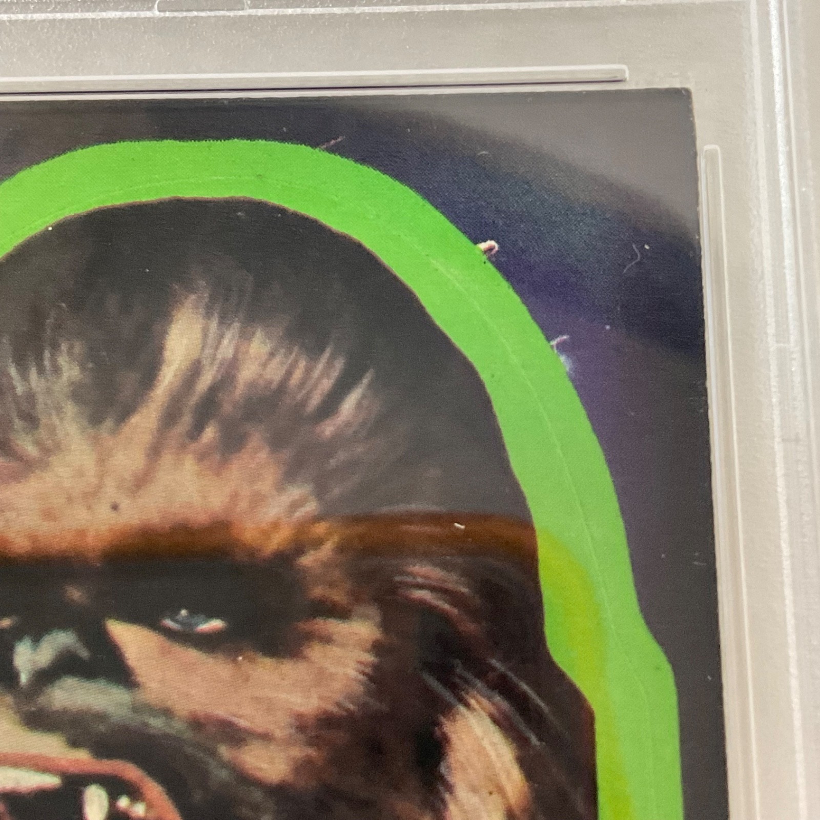 Star Wars 1977 Chewbacca The Wookiee Sticker Card #4 PSA 5.5 CERT#151033786 - Image 9